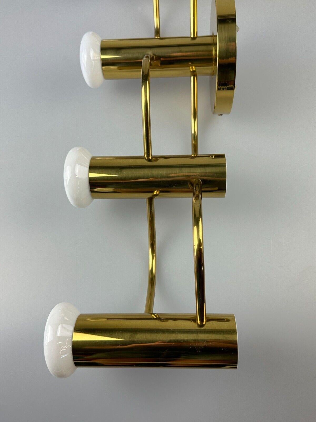60s 70s ceiling lamp wall lamp Leola Leuchten Germany brass Space Age 9