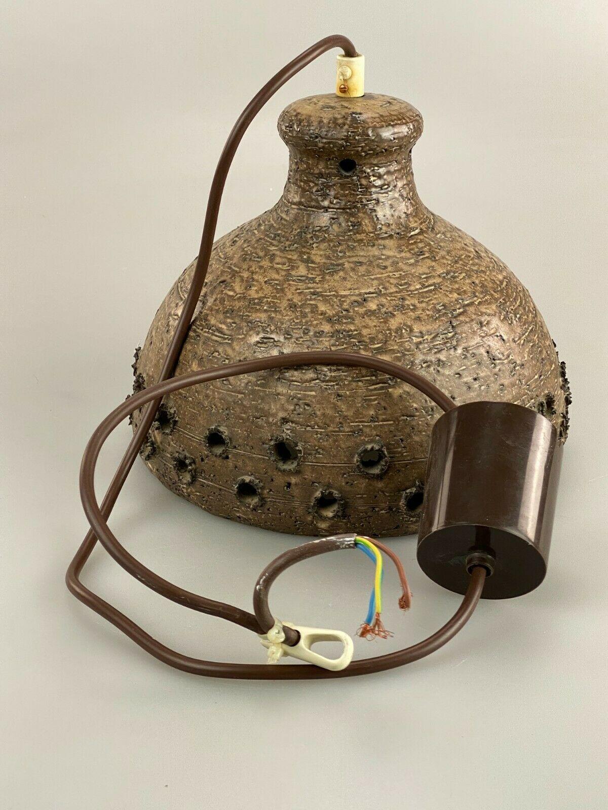 Lampenlampe aus Keramik und Keramik, dänisches Design, Space Age, 60er- und 70er-Jahre  im Angebot 7
