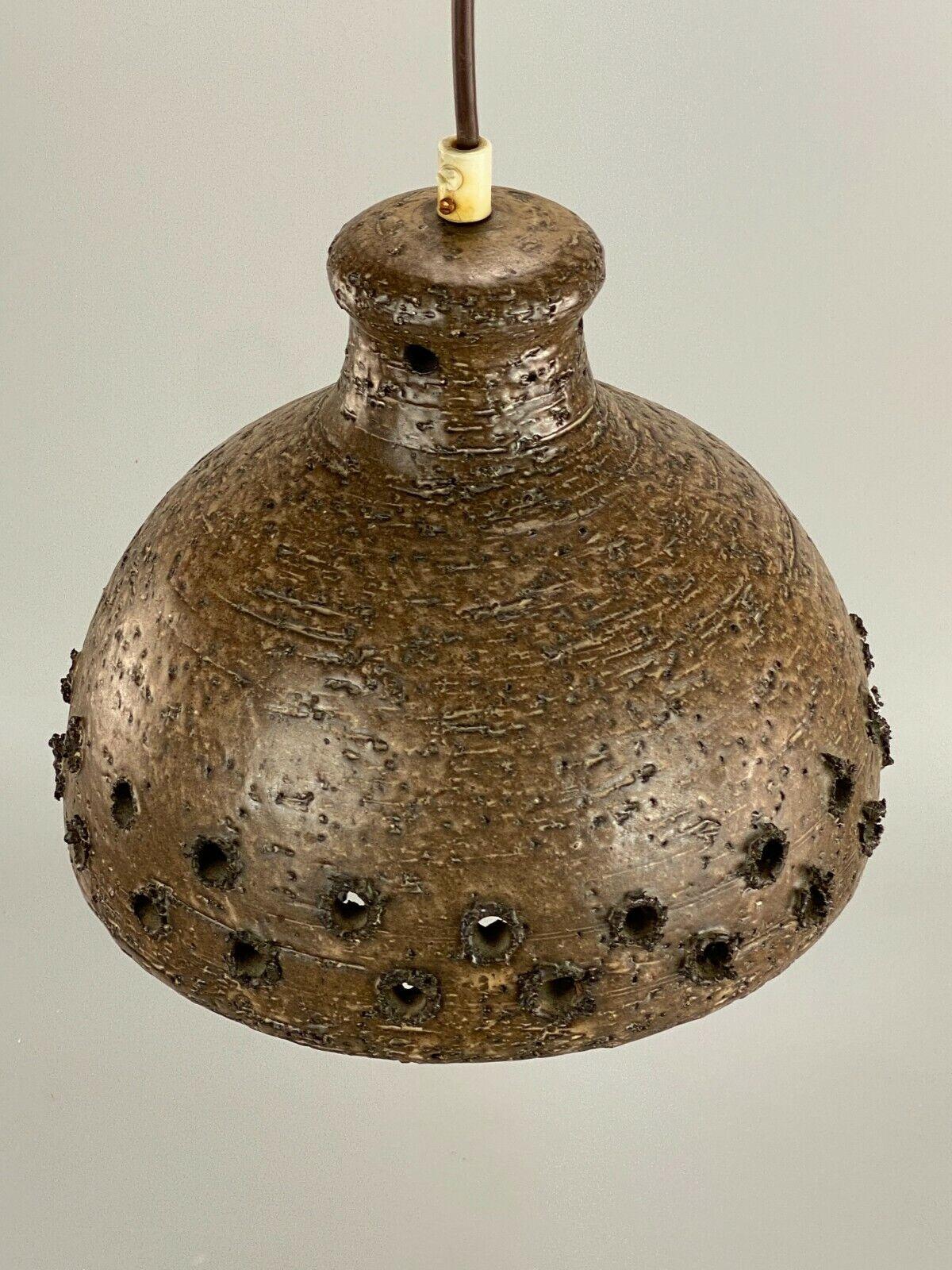 Lampenlampe aus Keramik und Keramik, dänisches Design, Space Age, 60er- und 70er-Jahre  (Dänisch) im Angebot