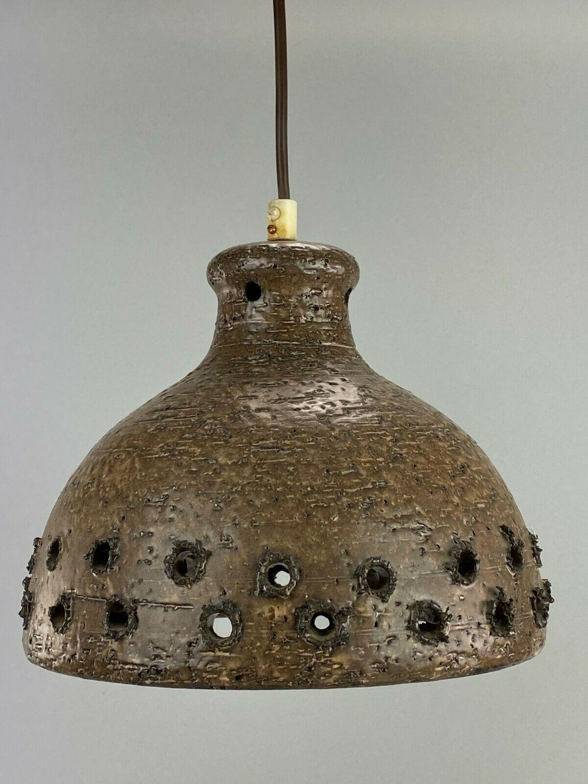 Lampenlampe aus Keramik und Keramik, dänisches Design, Space Age, 60er- und 70er-Jahre  im Angebot 4