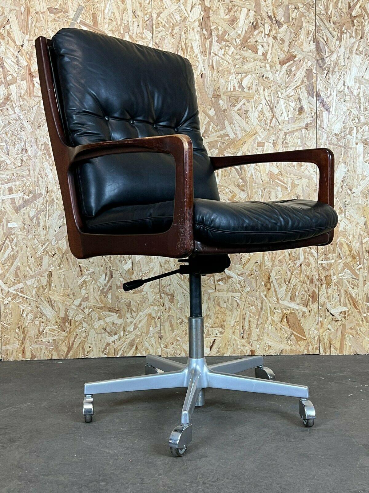 60s 70s Chair Office Chair Eugen Schmidt Solofom Swivel Chair Leather Design 2