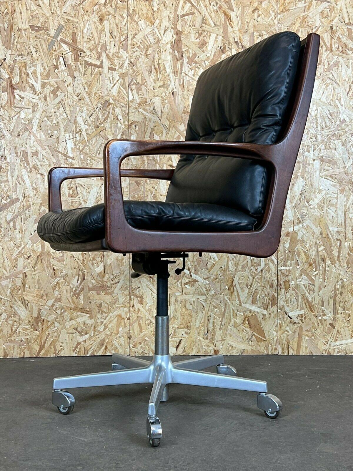 60s 70s Chair Office Chair Eugen Schmidt Solofom Swivel Chair Leather Design 3