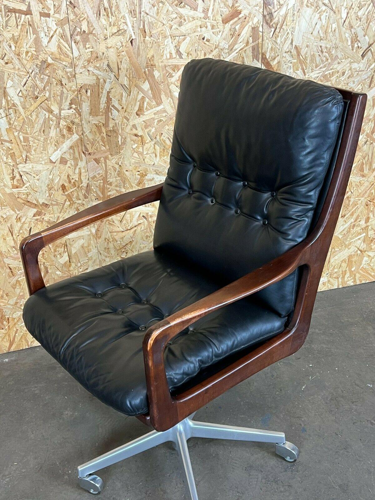 60s 70s Chair Office Chair Eugen Schmidt Solofom Swivel Chair Leather Design 4