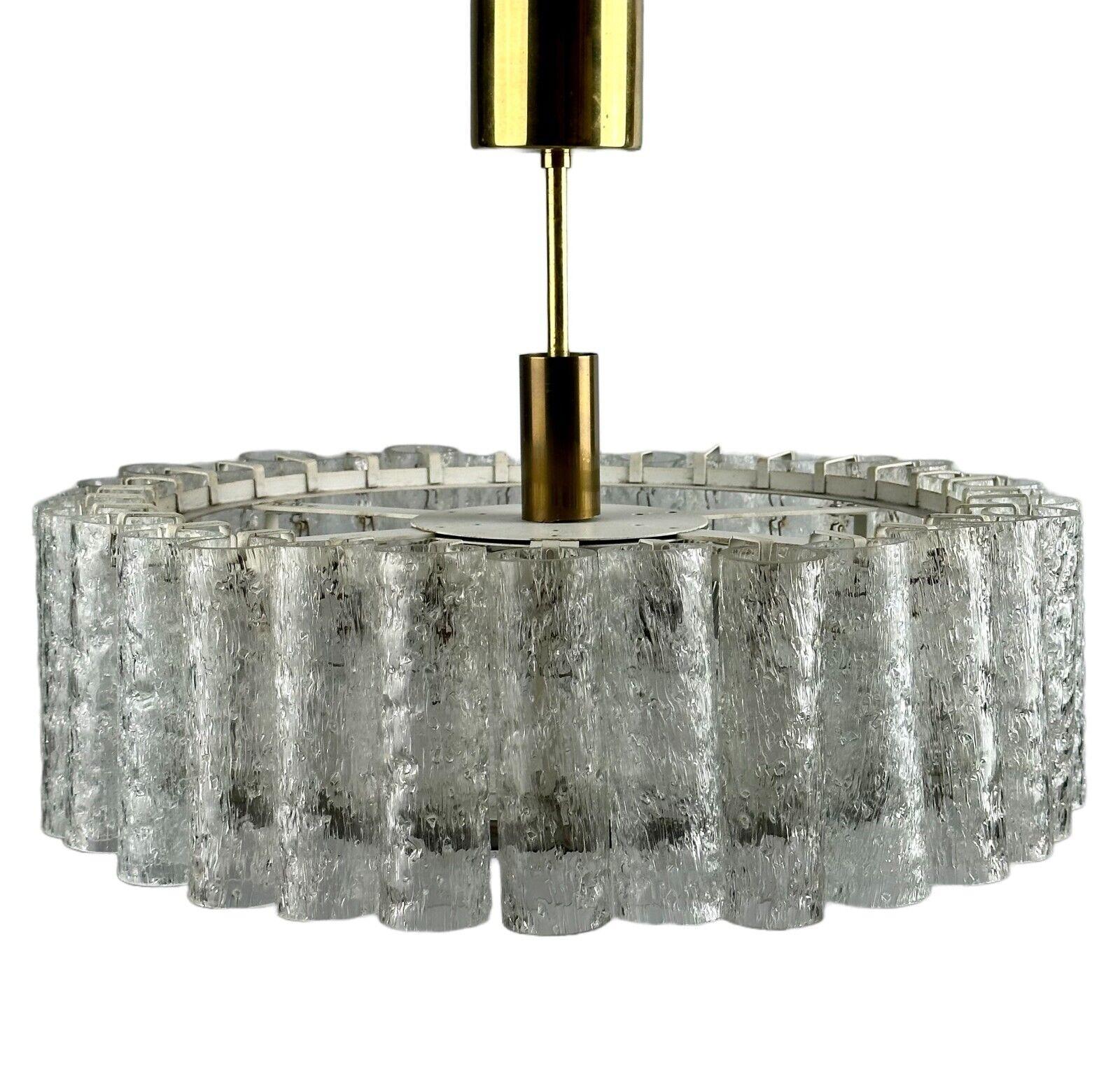 60s 70s chandelier ceiling lamp Doria Leuchten Germany Ice glass design

Object: chandelier

Manufacturer: Doria

Condition: good

Age: around 1960-1970

Dimensions:

Diameter = 45cm
Height = 37cm

Material: glass, brass, metal

Other notes:

6x E27