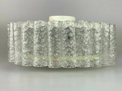 60s 70s Chandelier Doria Brass Glass Space Age Design 60s