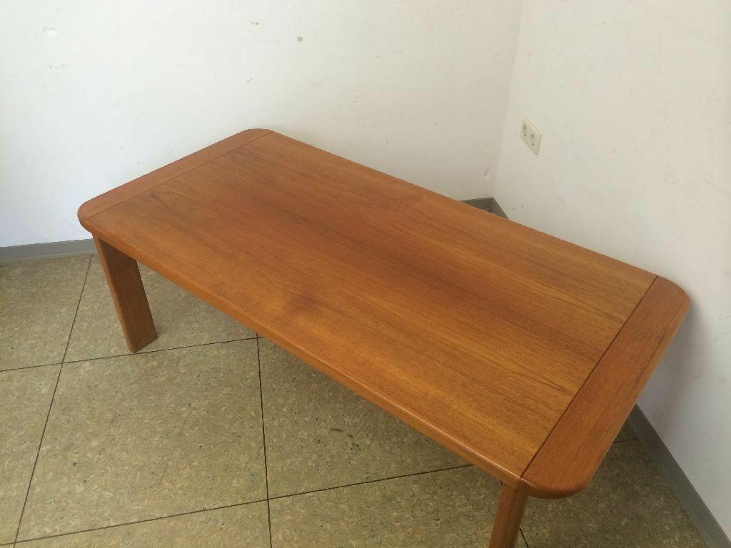60s 70s Coffee Table Coffee Table Teak Danish Design Denmark 60s 70s In Good Condition For Sale In Neuenkirchen, NI
