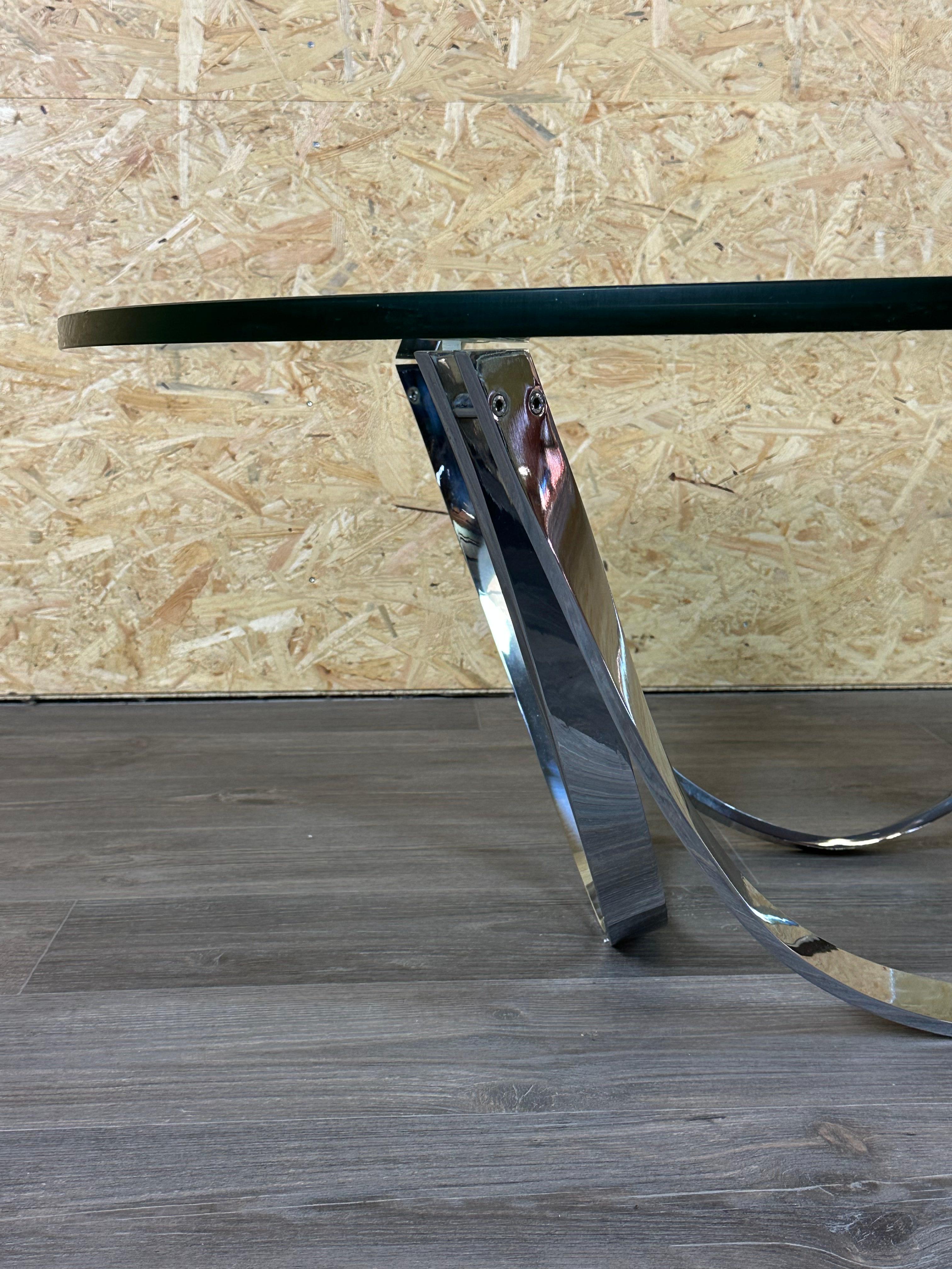 Table basse 60s 70s table en verre par Werner Lindner pour Bacher A Space en vente 5