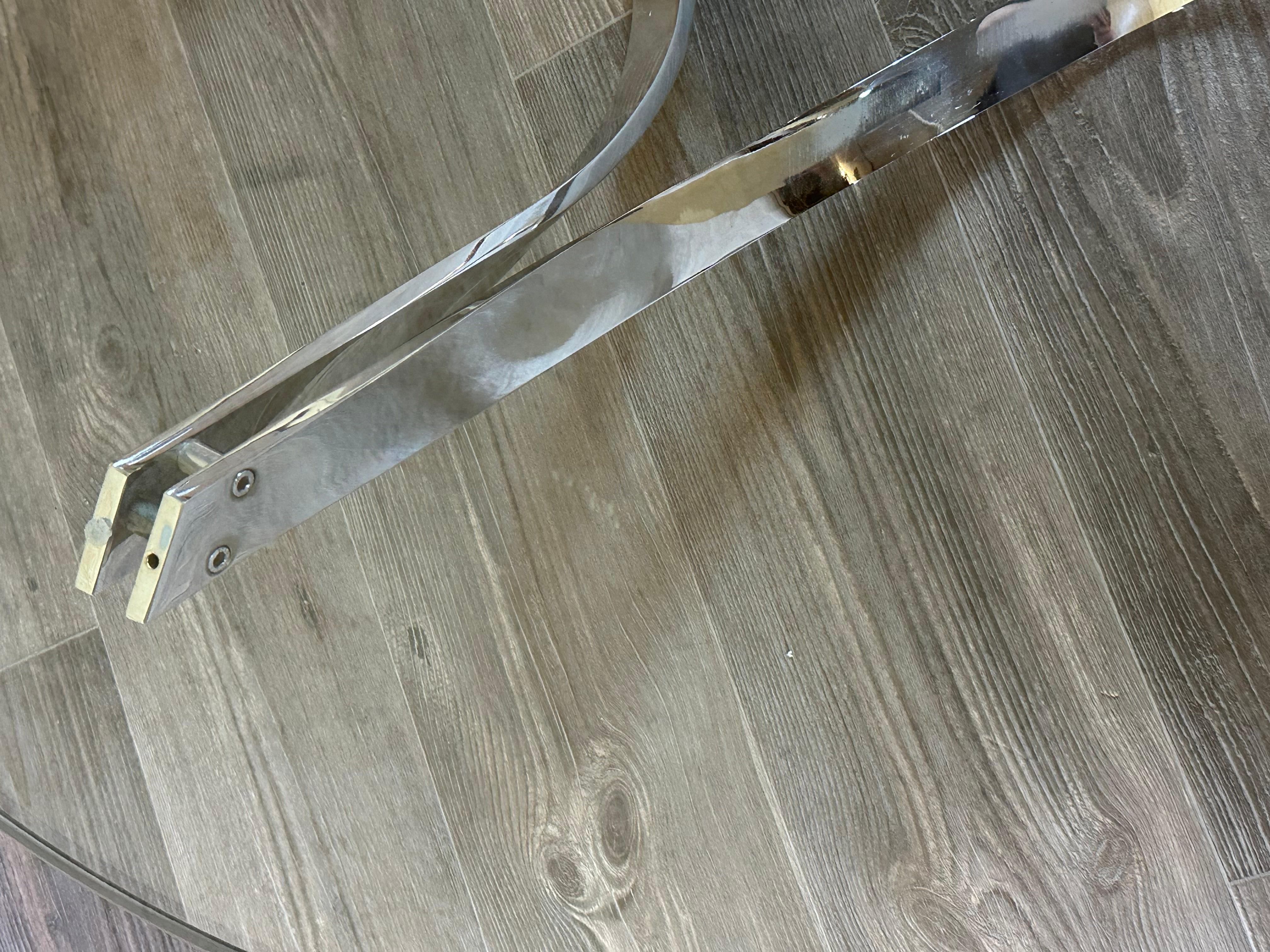 Table basse 60s 70s table en verre par Werner Lindner pour Bacher A Space en vente 7