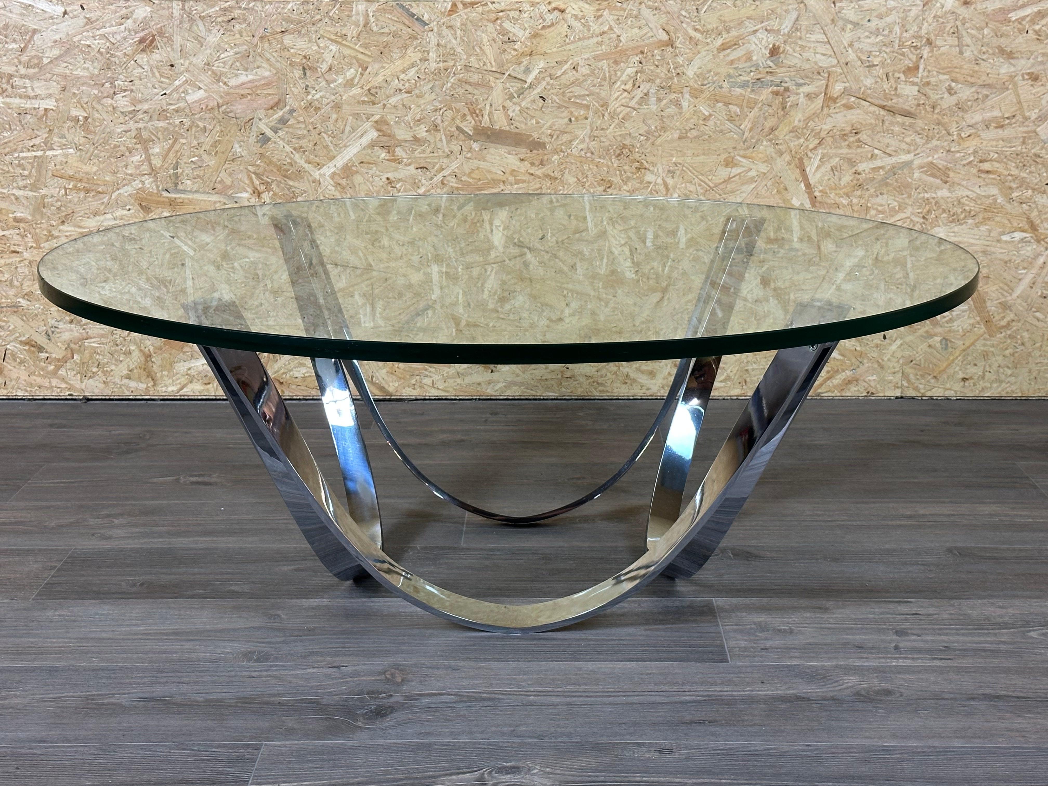 Table basse 60s 70s table en verre par Werner Lindner pour Bacher A Space en vente 11