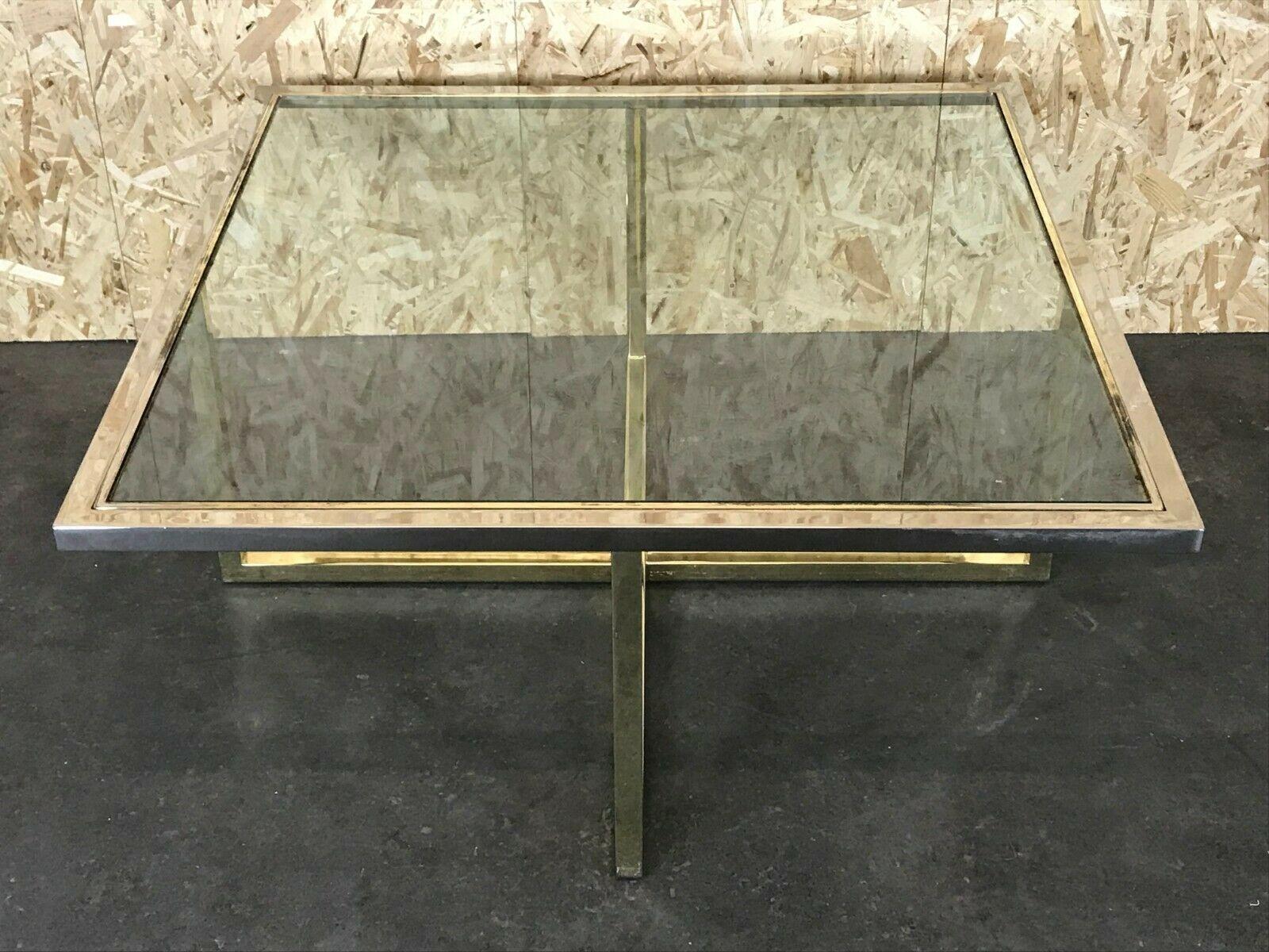 60s 70s Coffee Table in Brass and Chrome Coffee Table Coffee Table Design 60s 70s

Object: coffee table

Manufacturer:

Condition: good

Age: around 1960-1970

Dimensions:

108cm x 108cm x 47cm

Other notes:

The pictures serve as
