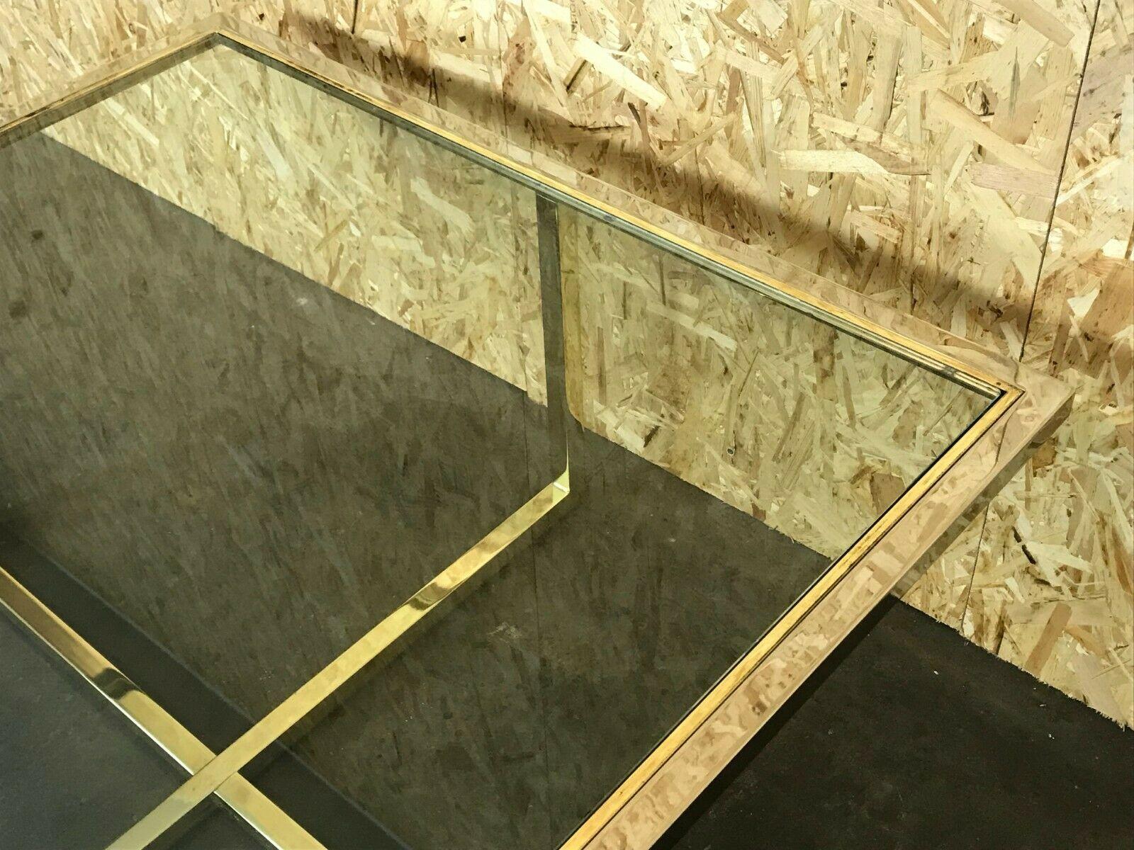 60s 70s Coffee Table in Brass and Chrome Coffee Table Coffee Table Design 2