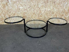 60s 70s Coffee Table Metal Side Table Adjustable Coffee Table Design