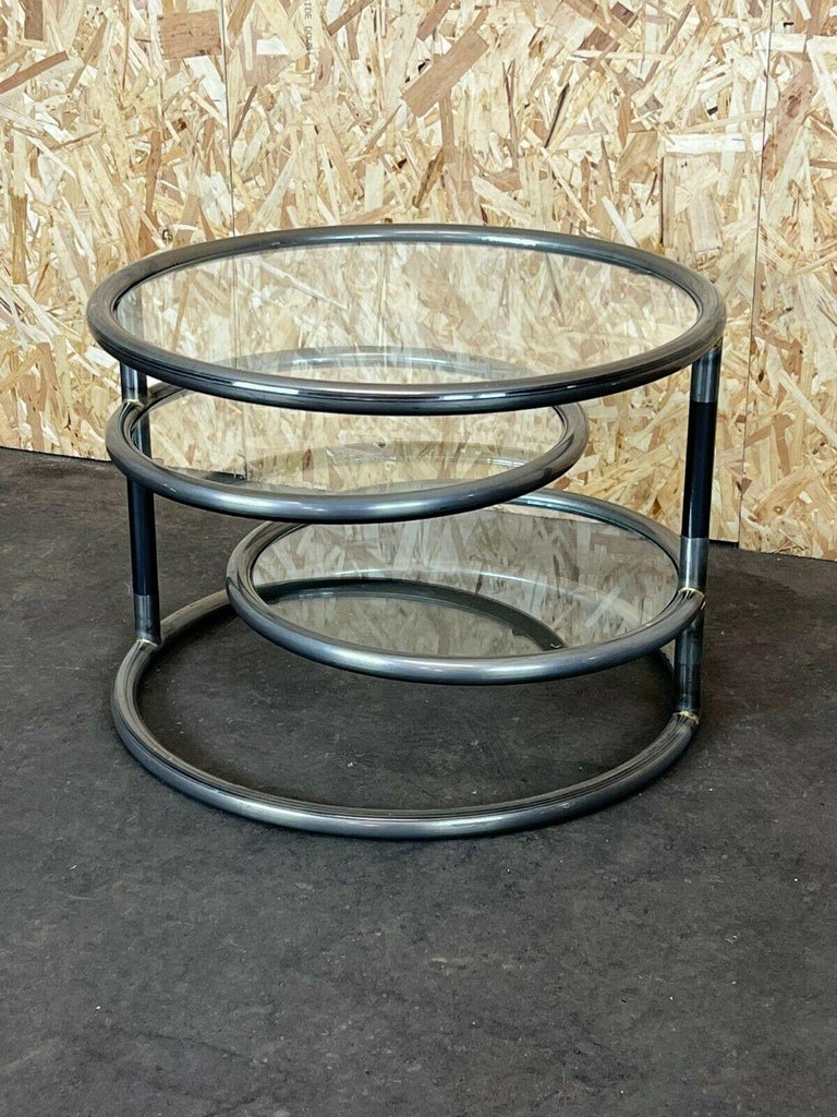 60s 70s Coffee Table Metal Side Table Adjustable Coffee Table Design ...