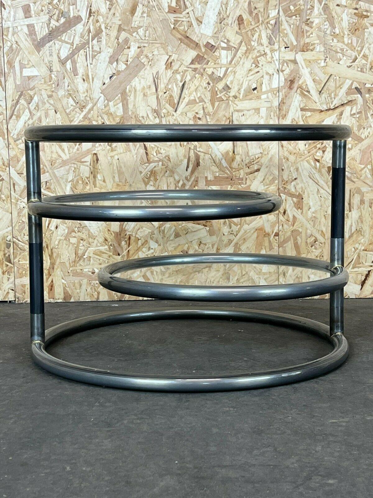 European 60s 70s Coffee Table Metal Side Table Adjustable Coffee Table Design  For Sale
