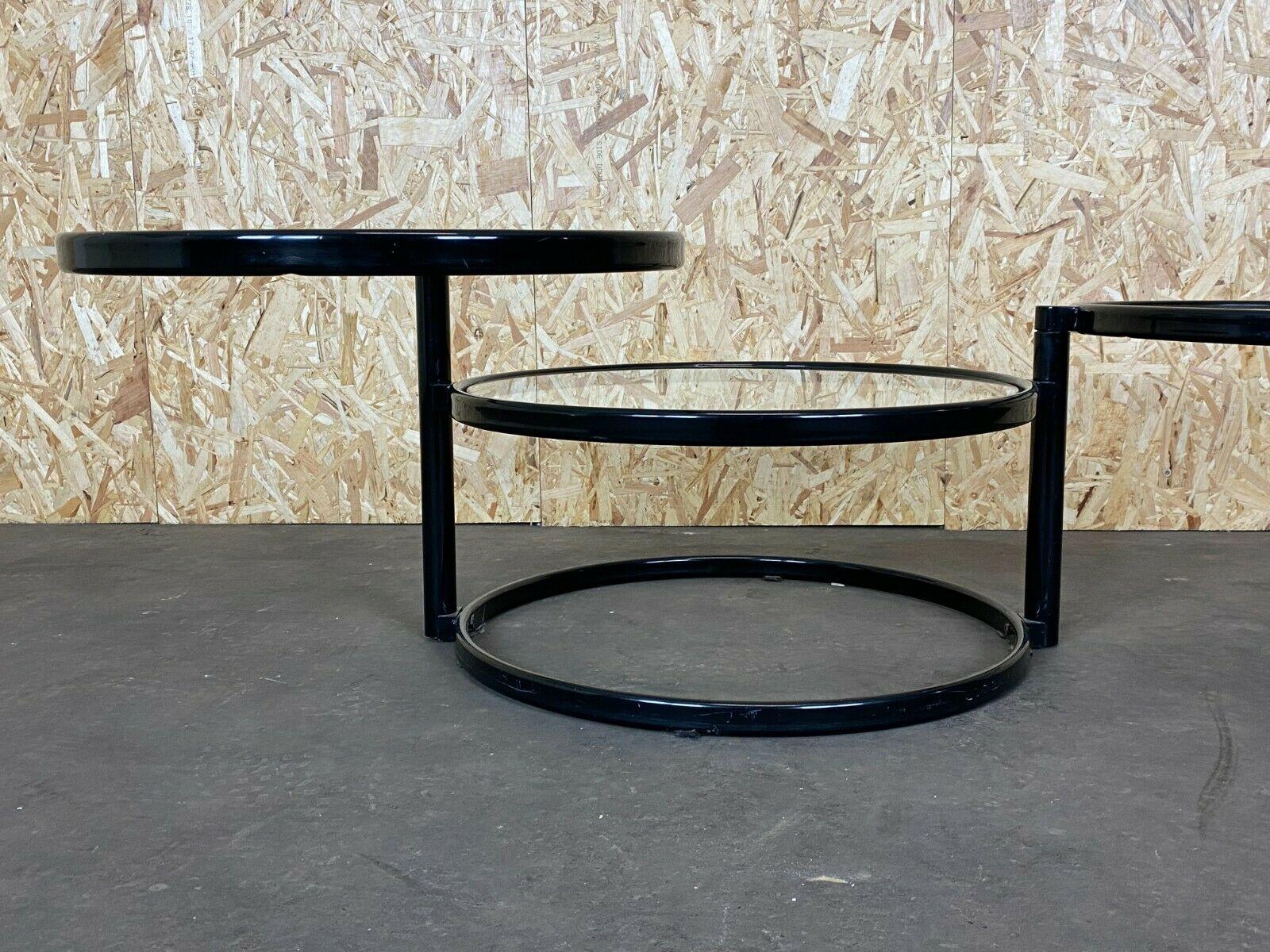 Métal Table basse en métal, table d'appoint réglable, design table basse des années 60 et 70 en vente