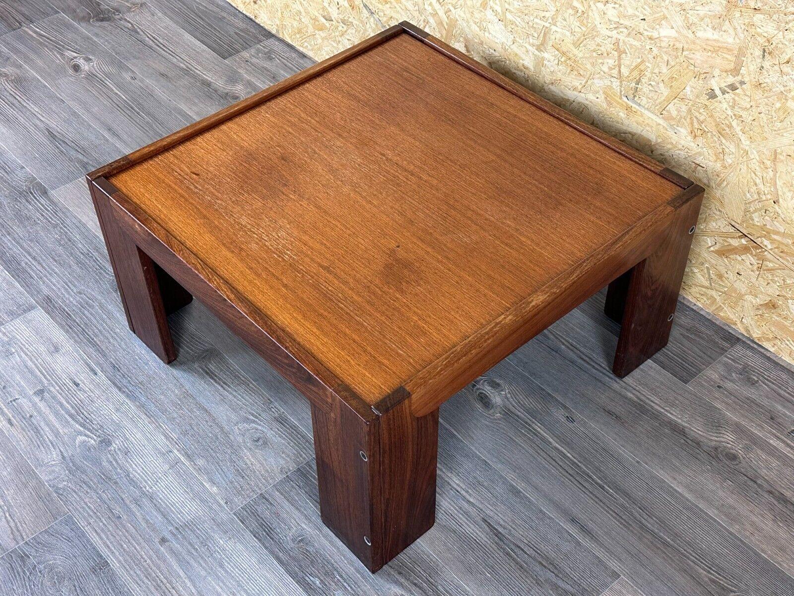 Wood 60s 70s coffee table side table by Afra and Tobia Scarpa for Cassina For Sale