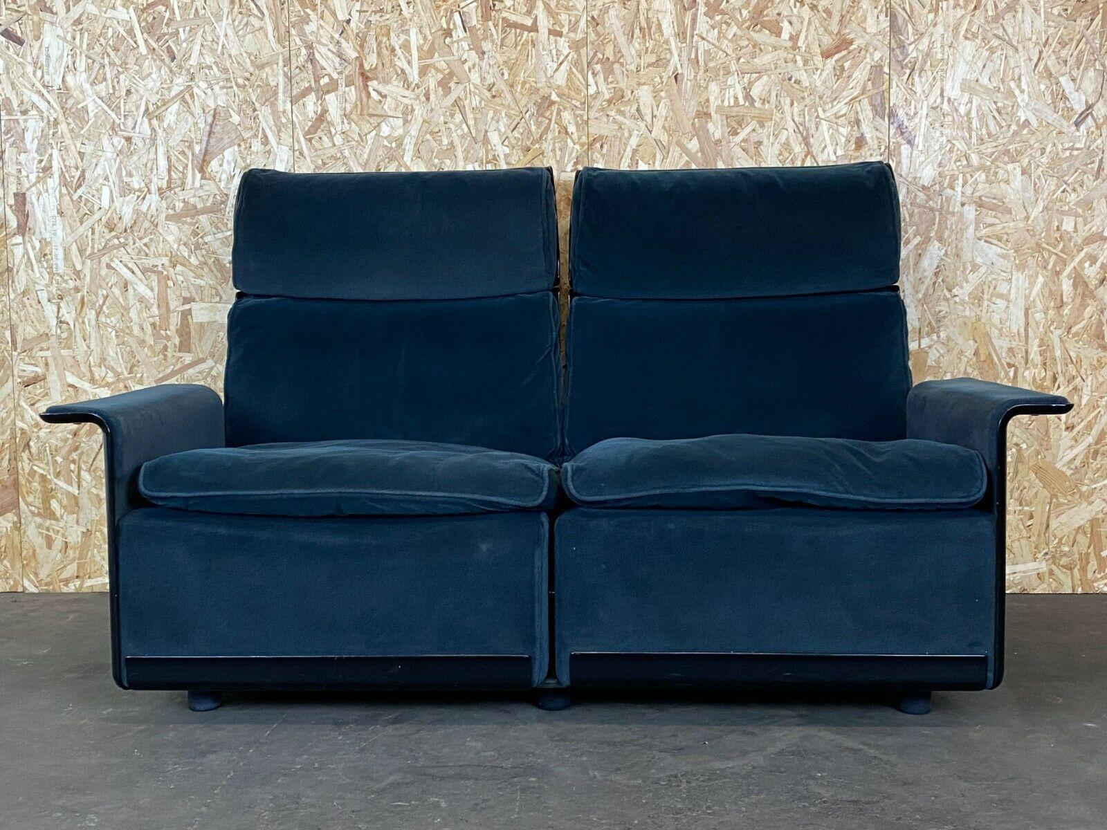 60s 70s Dieter Rams for Vitsoe armchair program 620 design couch fabric

Object: 2-seater sofa

Manufacturer: Vitsoe

Condition: good - vintage

Age: around 1960-1970

Dimensions:

153.5cm x 81cm x 91cm
Seat height = 40cm

Other