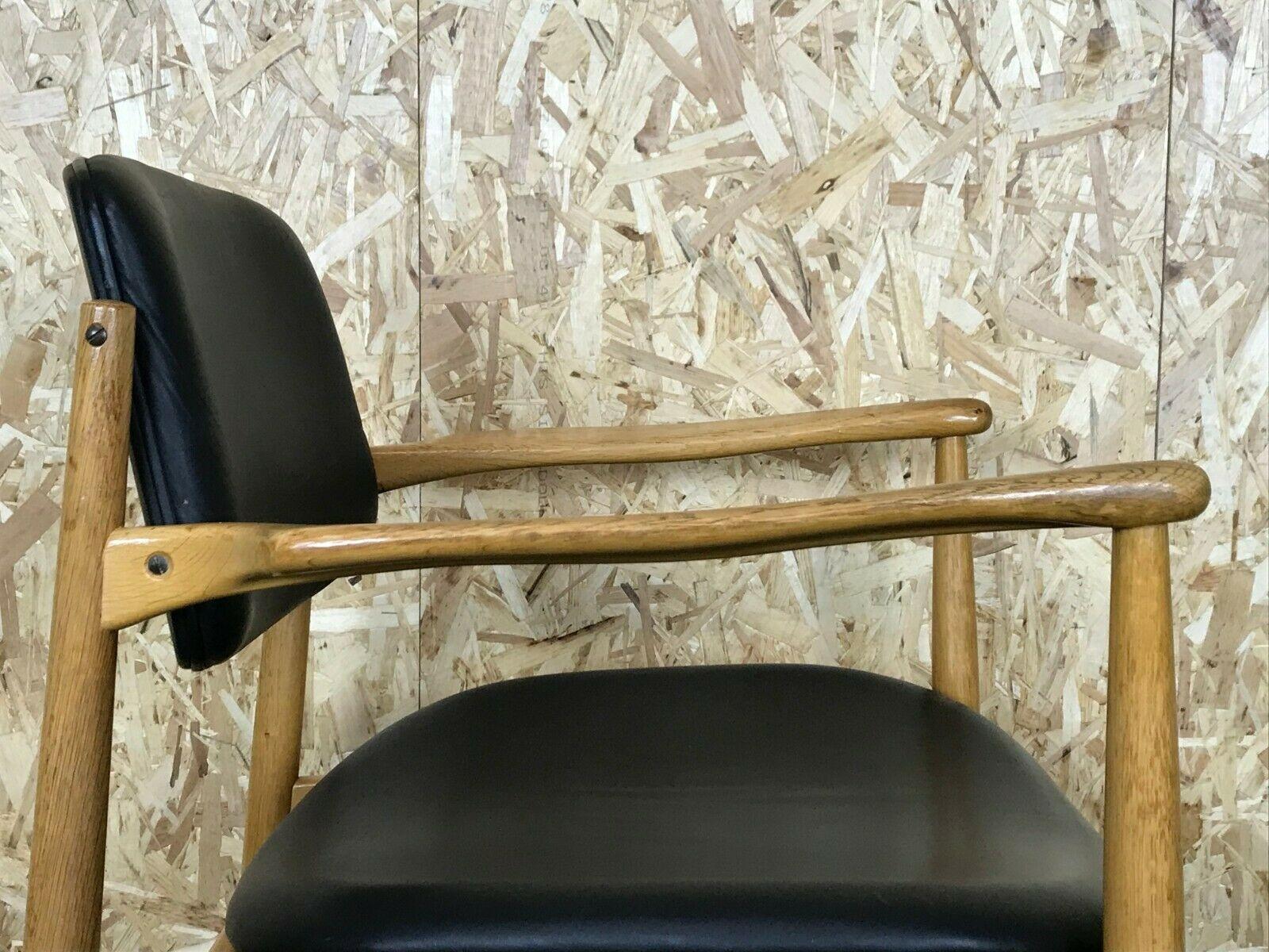 60s 70s Dining Chair Arm Chair Danish Design Oak Eiche Denmark For Sale 2