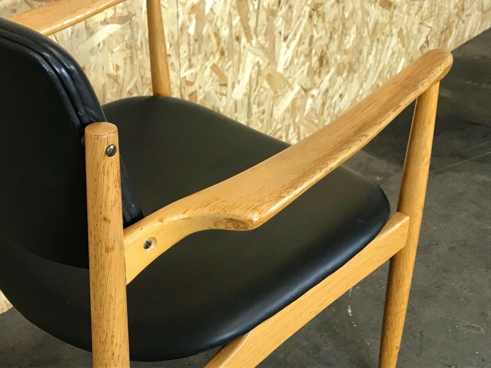 60s 70s Dining Chair Arm Chair Danish Design Oak Eiche Denmark For Sale 3