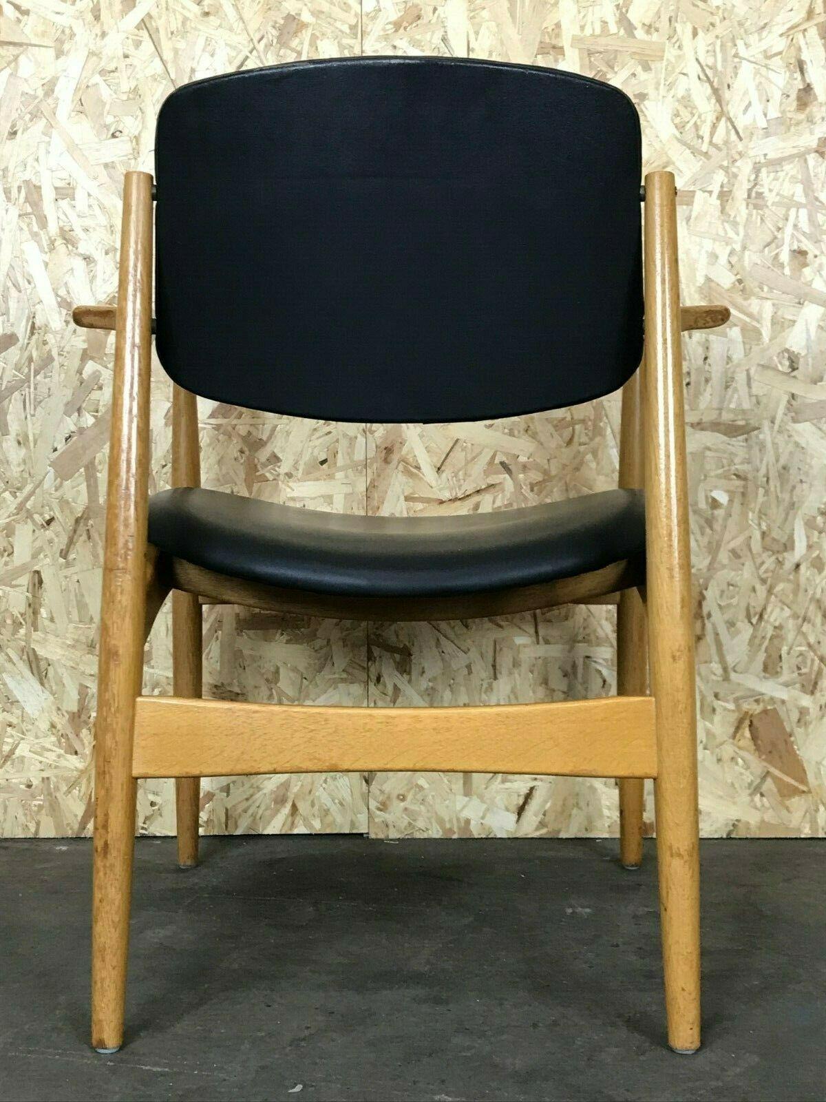 60s 70s Dining Chair Arm Chair Danish Design Oak Eiche Denmark For Sale 4