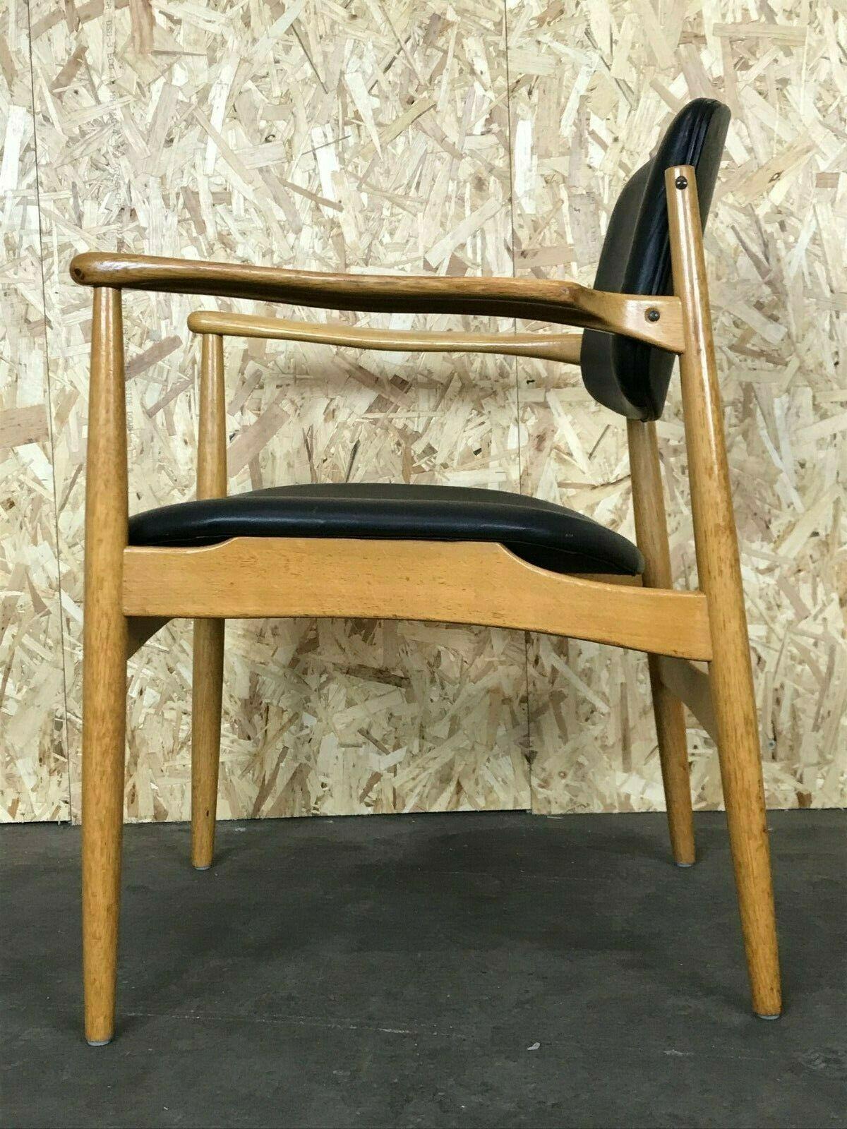 60s 70s Dining Chair Arm Chair Danish Design Oak Eiche Denmark For Sale 5