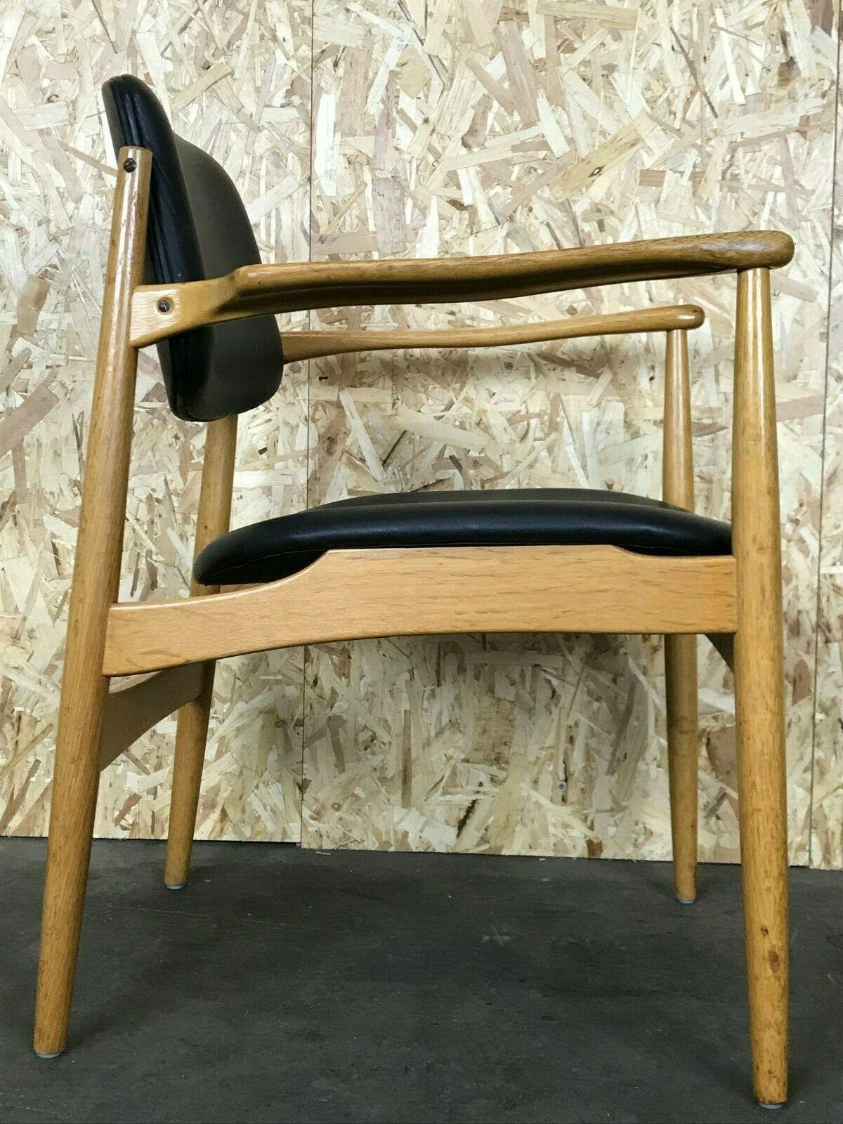 60s 70s Dining Chair Arm Chair Danish Design Oak Eiche Denmark For Sale 1
