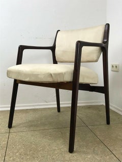 Fauteuil de salle à manger, fauteuil de design danois en teck, Danemark, années 60 - 70