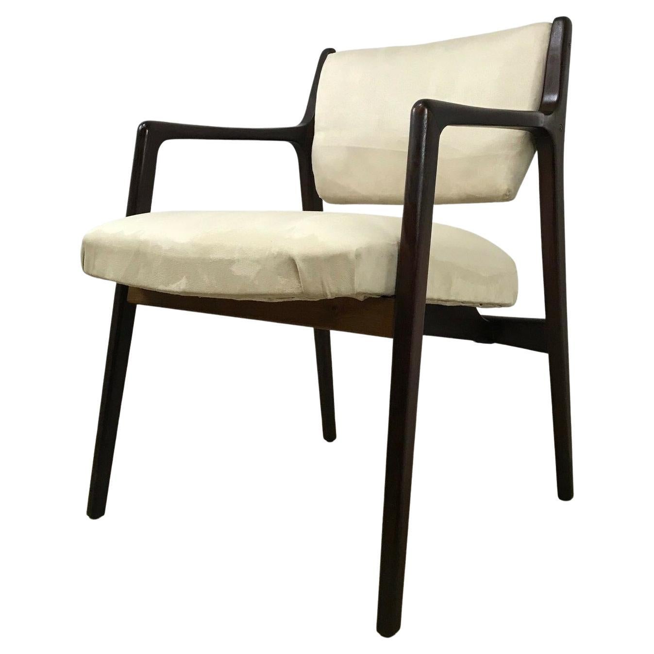 60s 70s Dining Chair Arm Chair Danish Design Teak Denmark For Sale