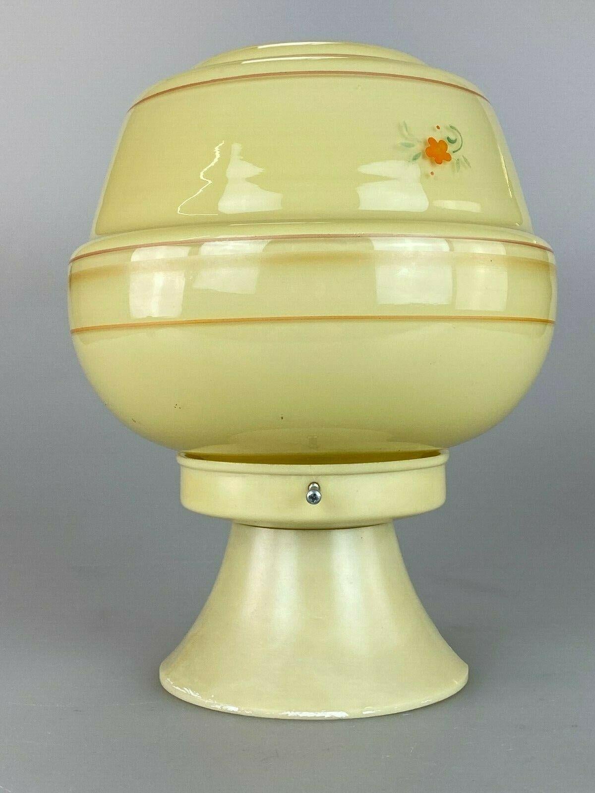 German 60s 70s Erco Ceiling Light Ceiling Lamp Light Glass Plafoniere For Sale