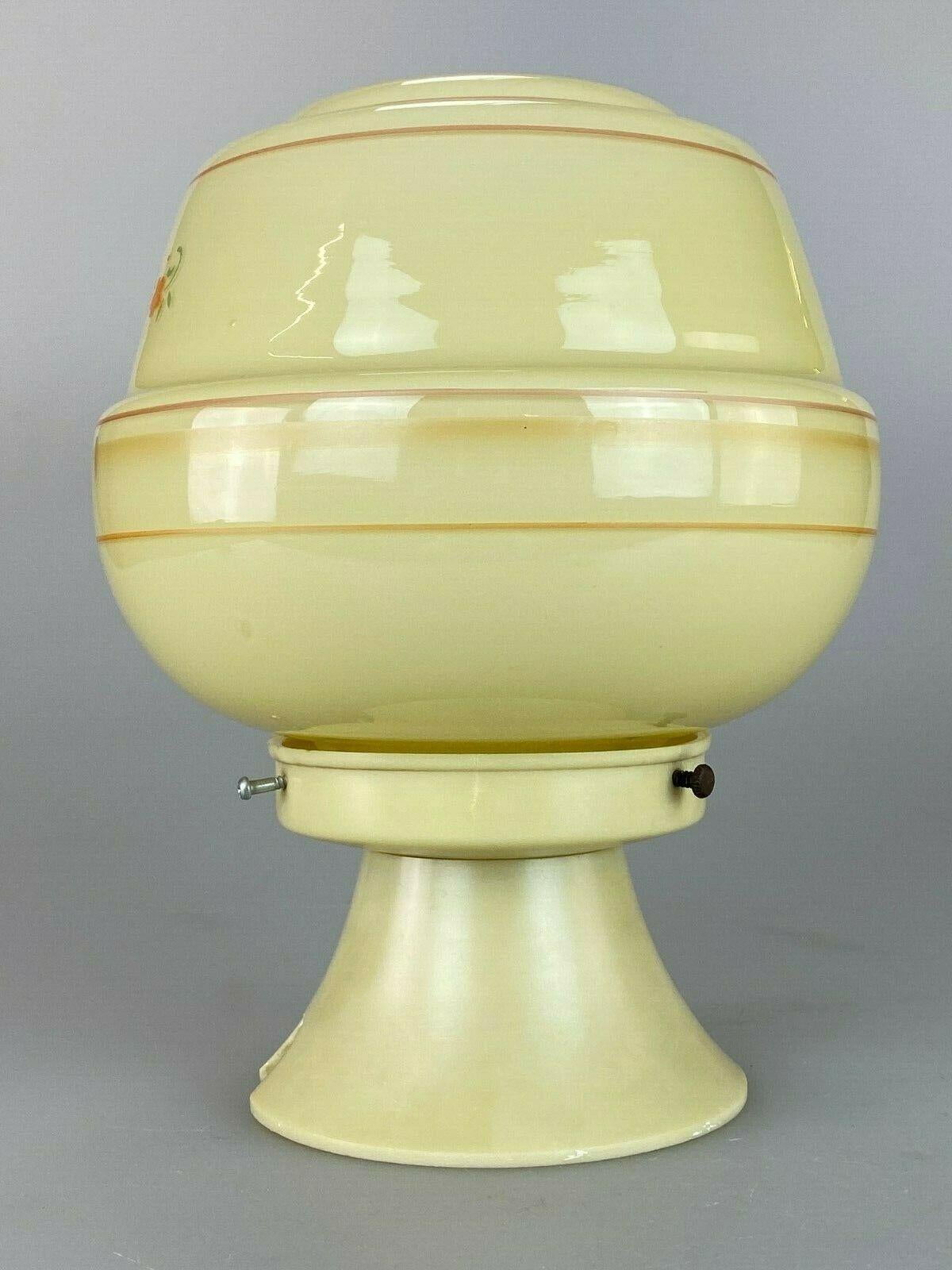 Late 20th Century 60s 70s Erco Ceiling Light Ceiling Lamp Light Glass Plafoniere For Sale