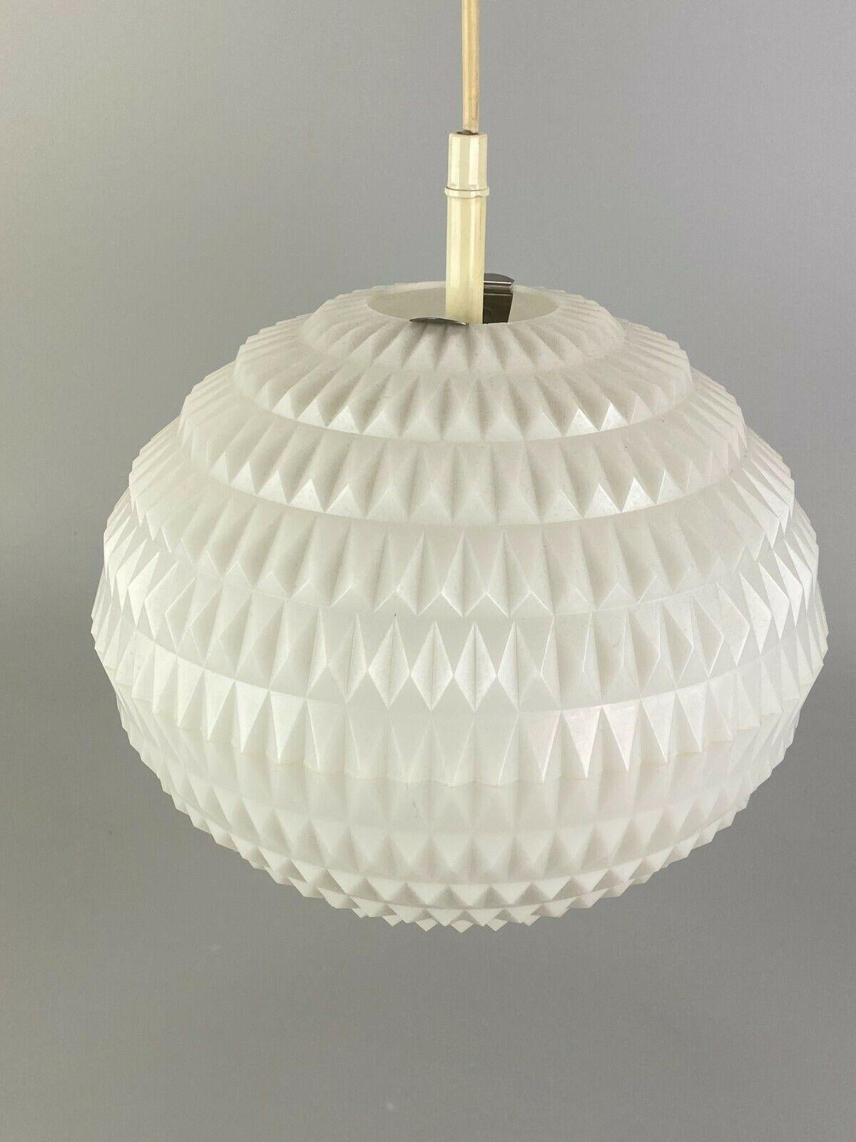 German 60s 70s Erco Lamp Light Honeycomb Ceiling Lamp Plastic Space Age Design For Sale