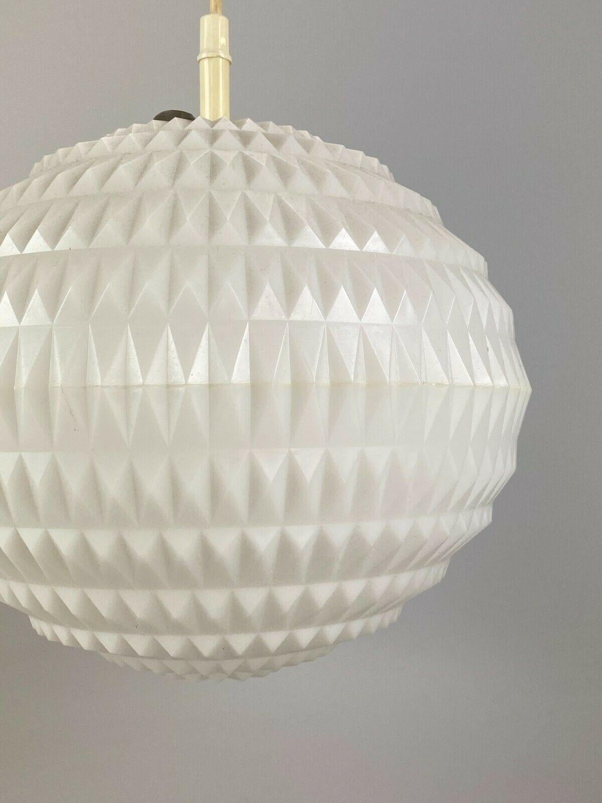 Late 20th Century 60s 70s Erco Lamp Light Honeycomb Ceiling Lamp Plastic Space Age Design For Sale