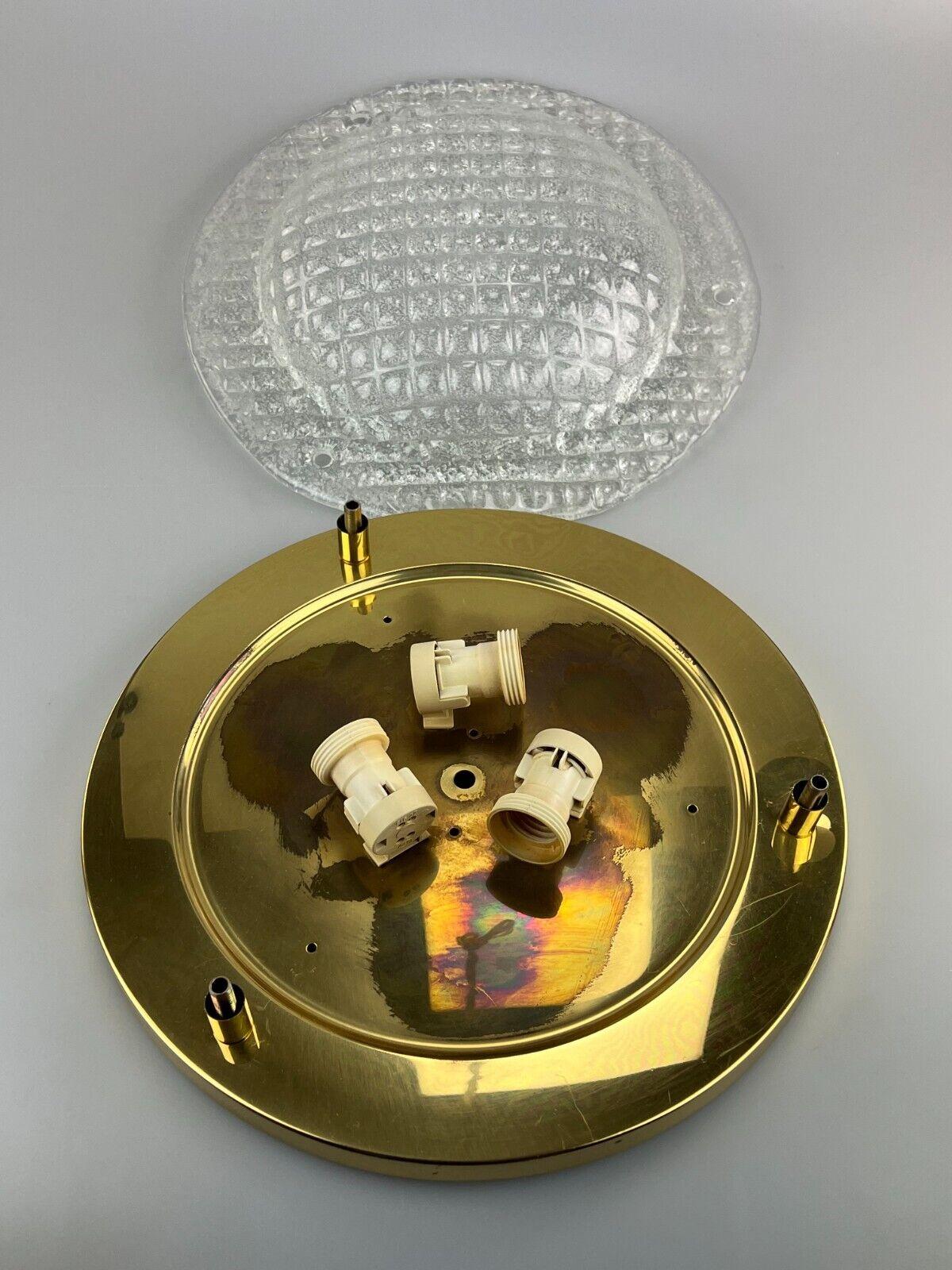 60s 70s Fischer Leuchten Plafoniere Ceiling Lamp Glass Space Design Lamp For Sale 6