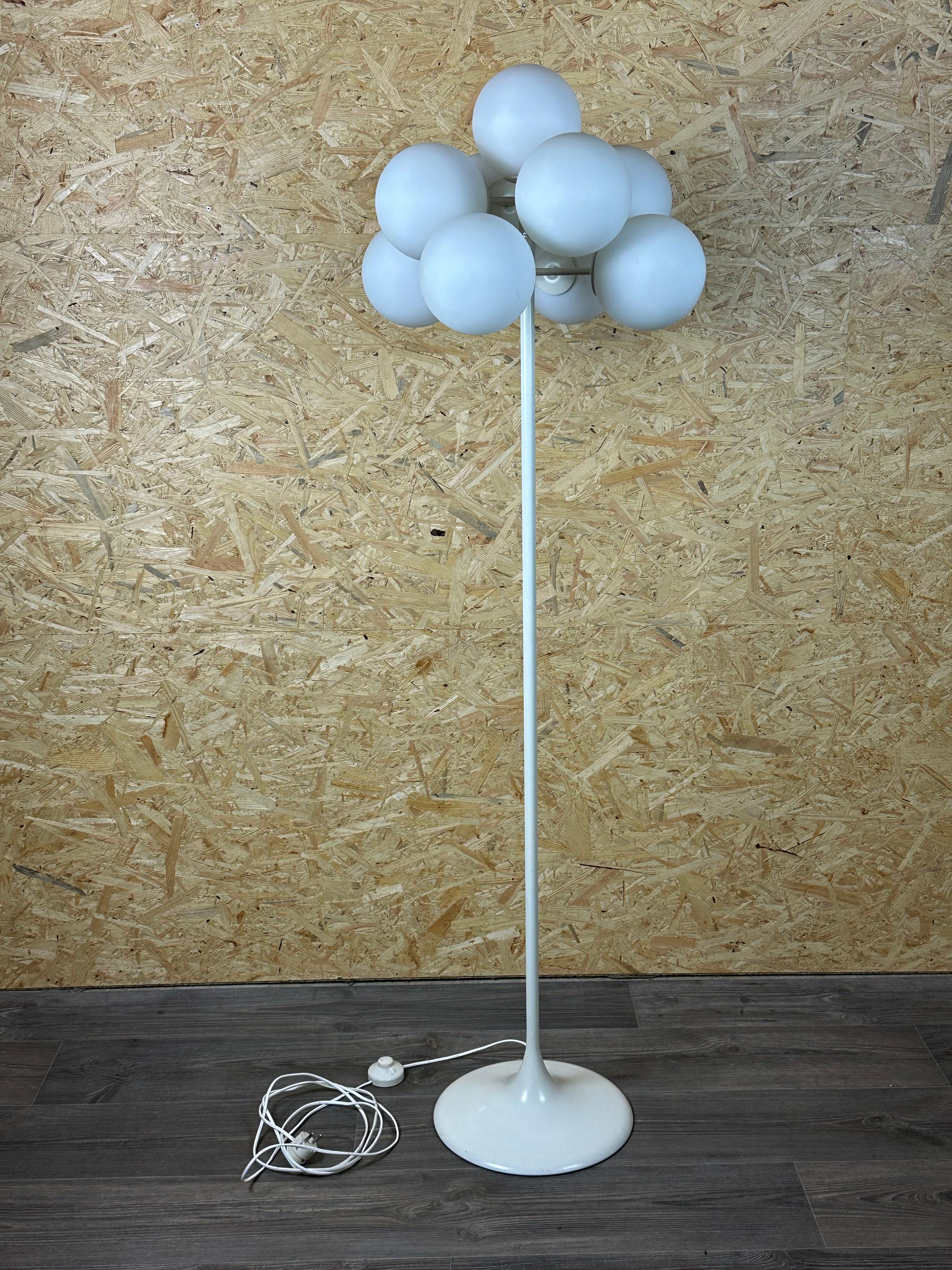 60s 70s Stehlampe Kugellampe von E.R. Nele für Temde Leuchten, Schweiz im Angebot 14