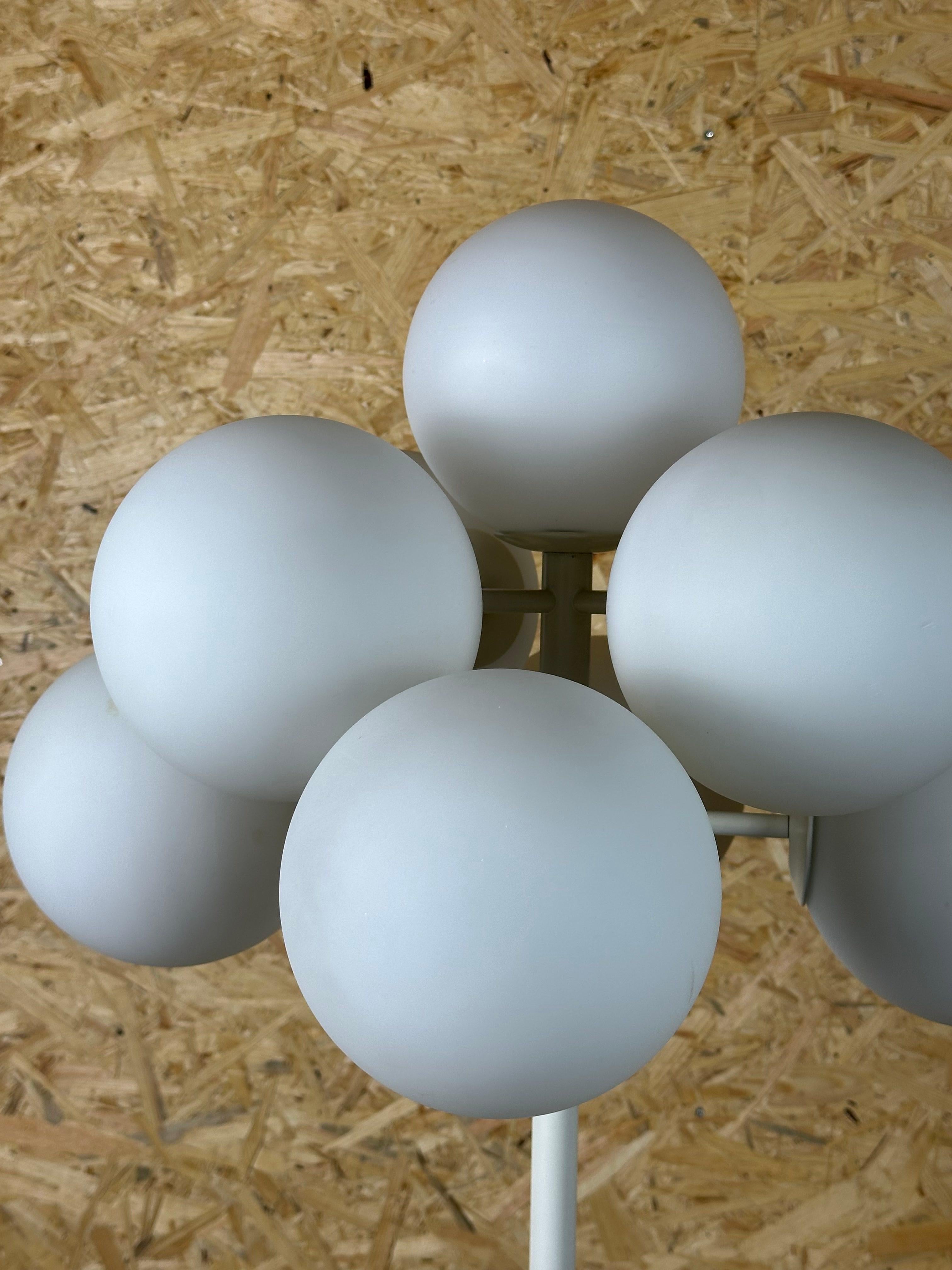 60s 70s Stehlampe Kugellampe von E.R. Nele für Temde Leuchten, Schweiz (Metall) im Angebot