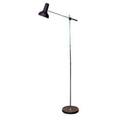 Lampadaire en métal design ère spatiale des années 60 et 70