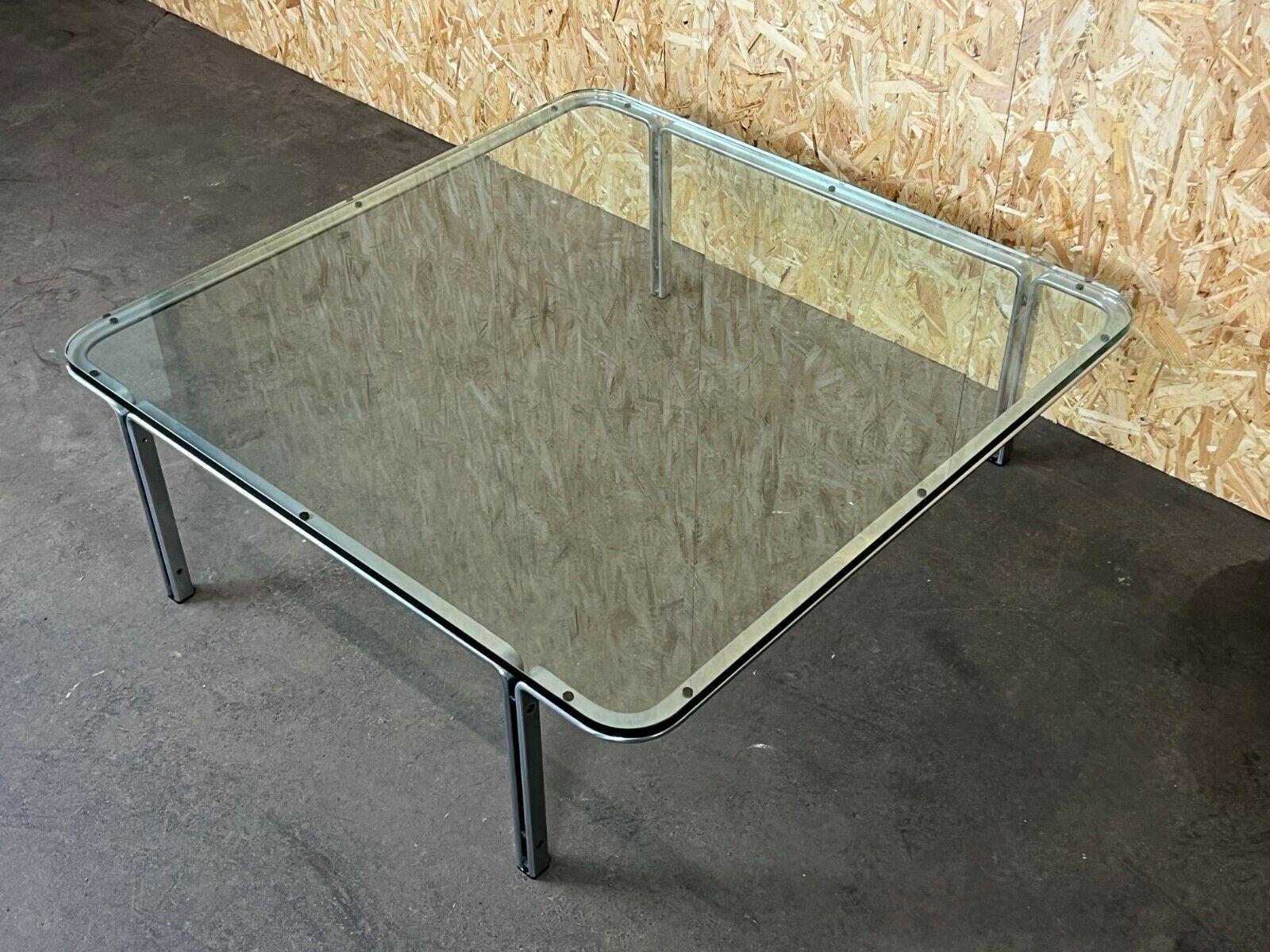 Late 20th Century 60s 70s Horst Brüning Coffee Table Kill International Coffee Table Glass Design For Sale