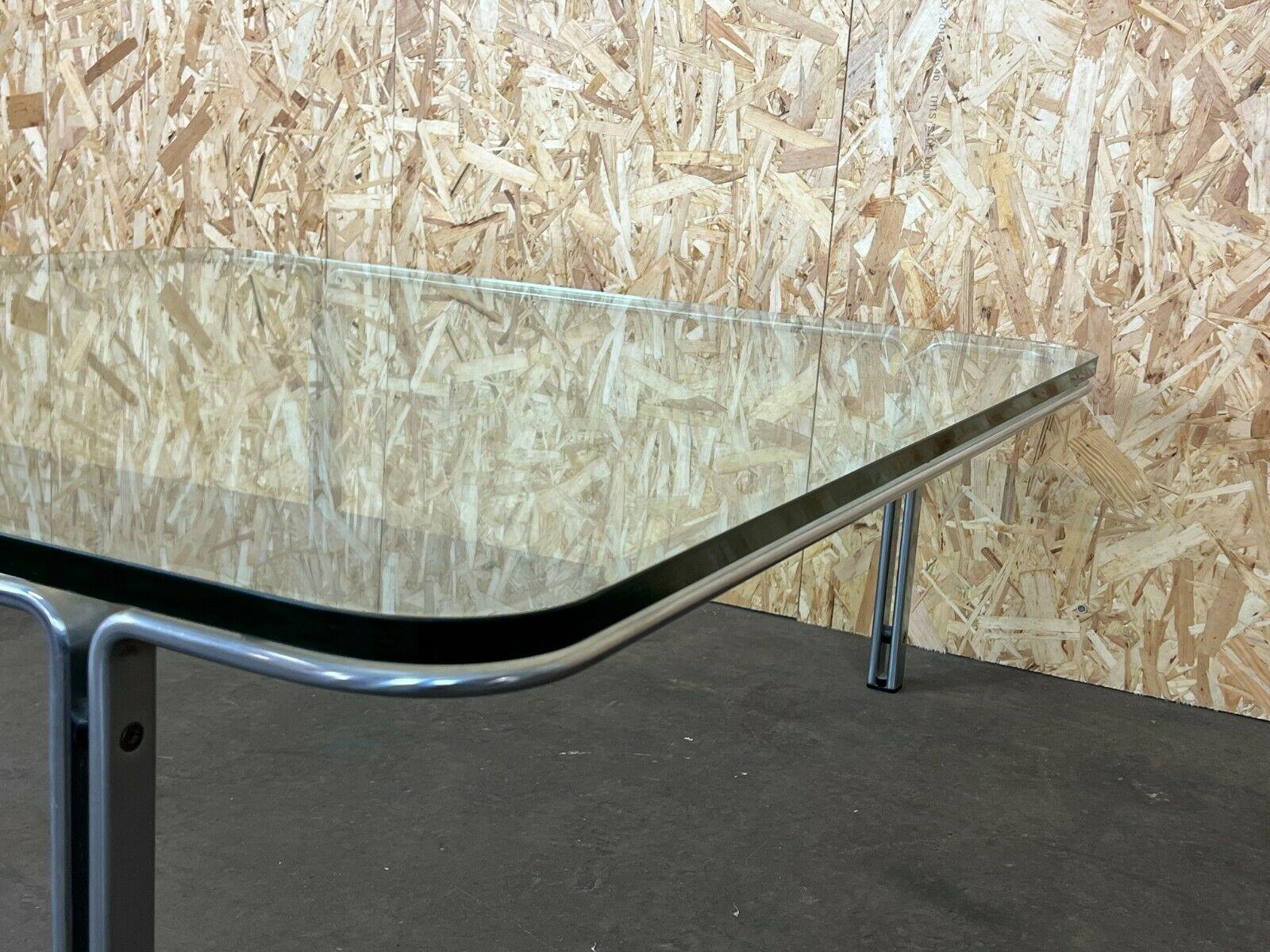 60er 70er Jahre Horst Brning Couchtisch Kill International Couchtisch Glasdesign (Metall) im Angebot