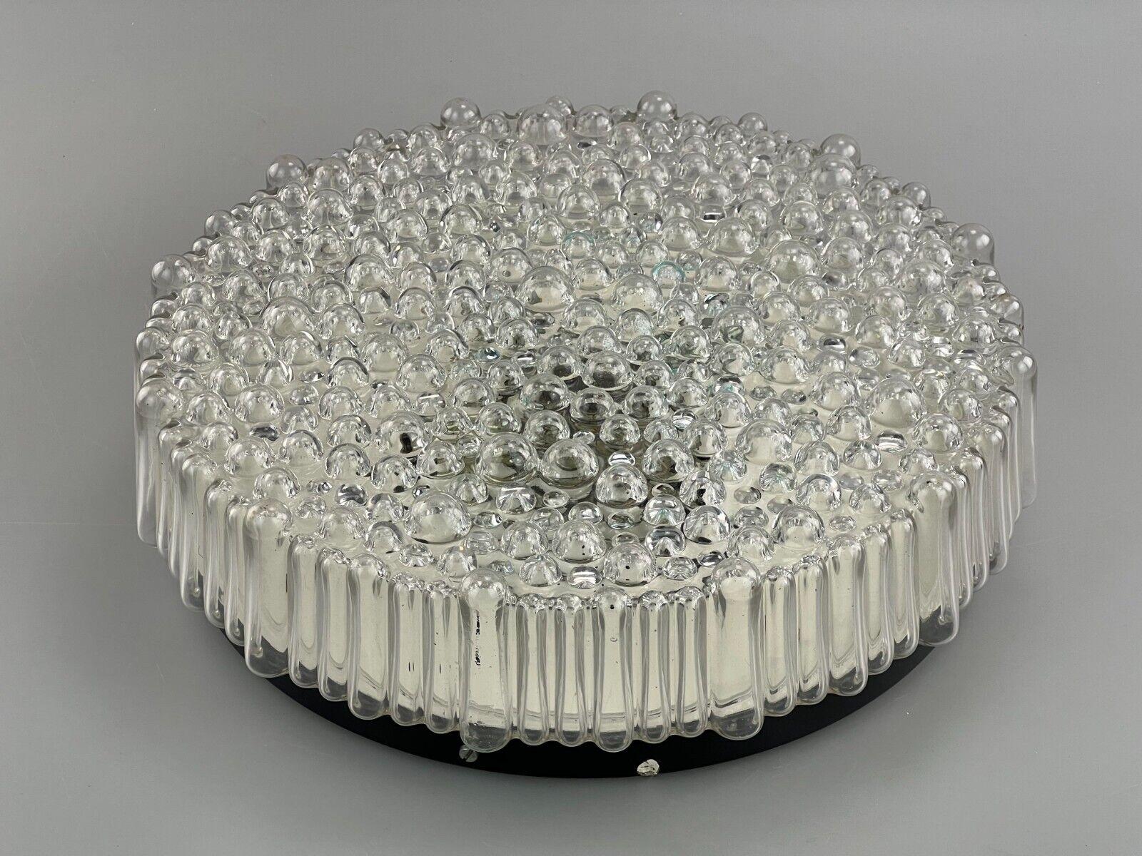 German 60s 70s Hustadt Leuchten Plafoniere ceiling lamp bubble glass space age For Sale