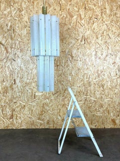 Kronleuchter Huge Murano-Eisglas-Kronleuchter-Hängelampe Limburg 60er, 60er Jahre