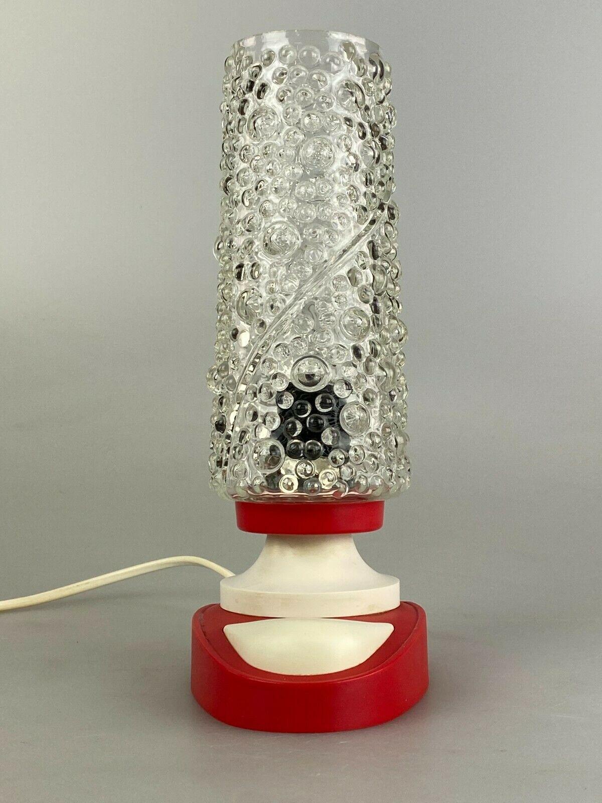 Late 20th Century 60s 70s Lamp Bubble Light Table Lamp Bedside Lamp Space Age Design For Sale