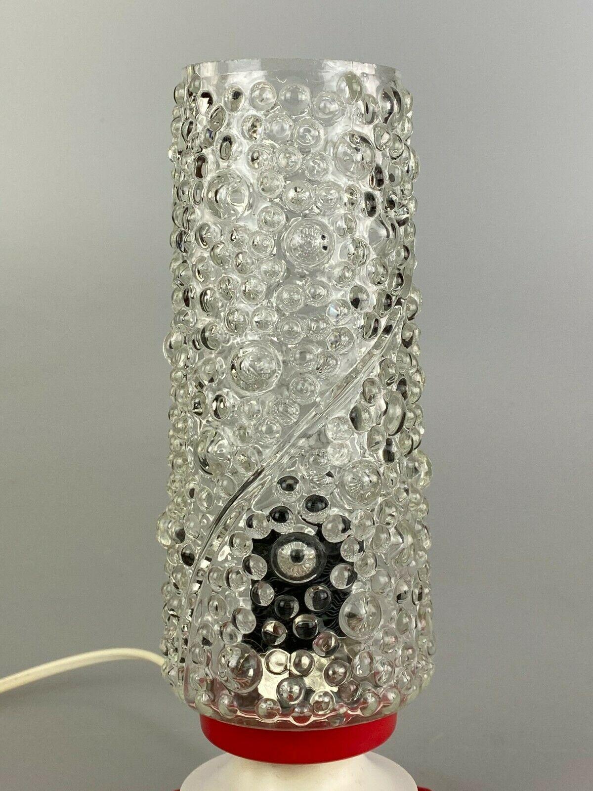 Glass 60s 70s Lamp Bubble Light Table Lamp Bedside Lamp Space Age Design For Sale
