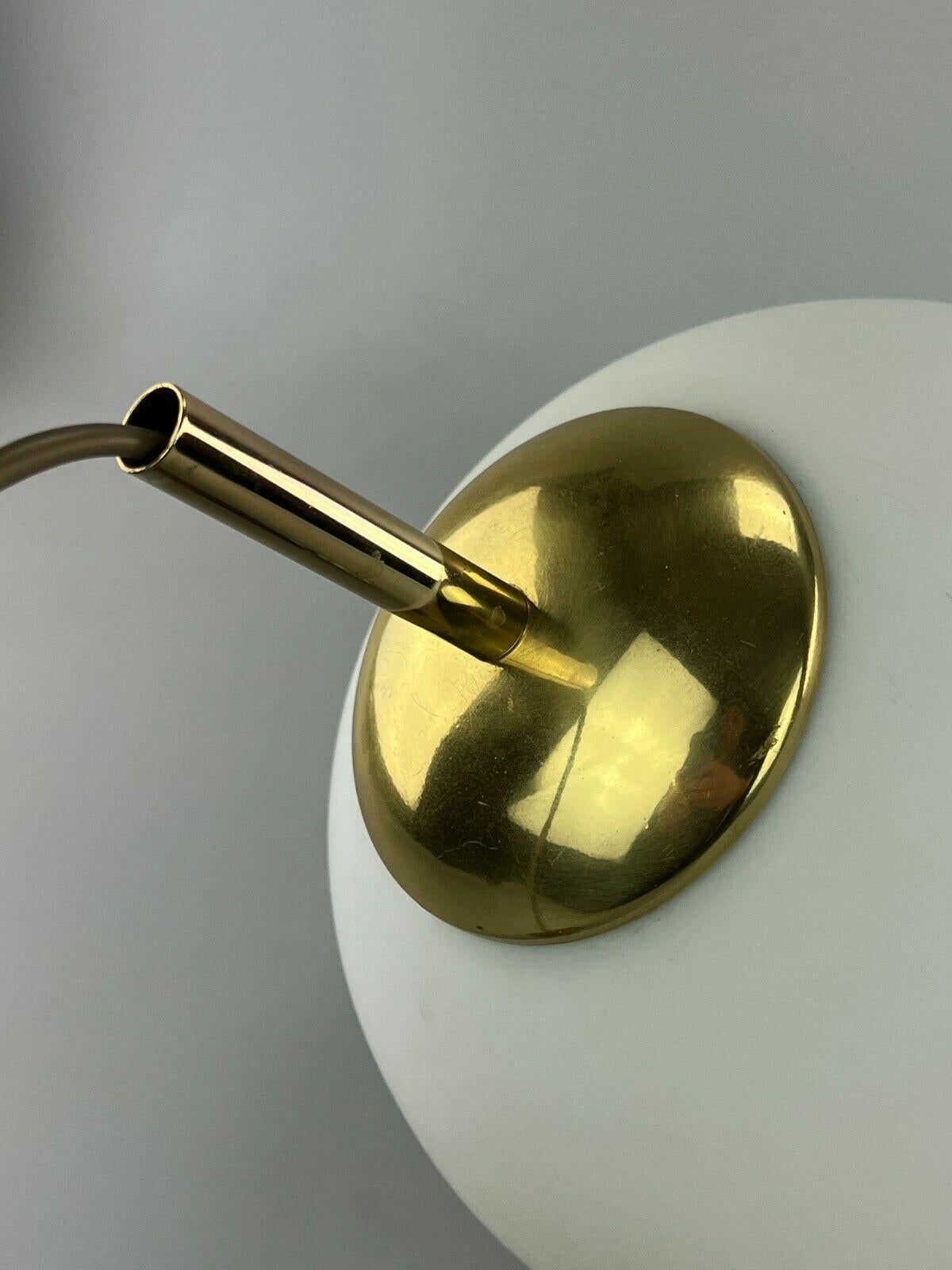 60s 70s Lamp Ceiling Lamp Ball Lamp Opal Brass Glass Space Age Design For Sale 3