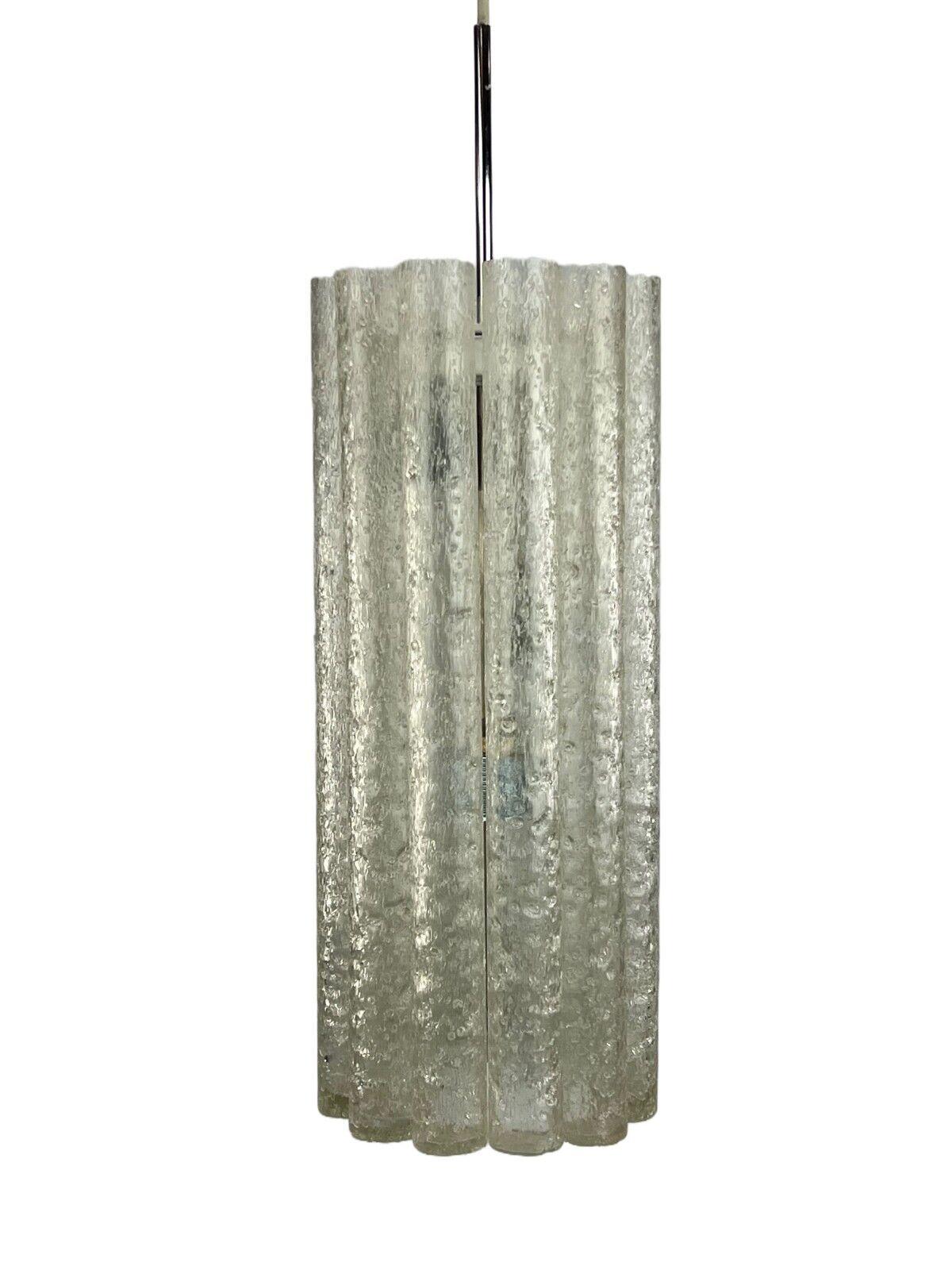60s 70s lamp ceiling lamp chandelier Doria chrome glass space age design

Object: chandelier

Manufacturer: Doria

Condition: good

Age: around 1960-1970

Dimensions:

Diameter = 20cm
Height = 46.5cm

Other notes:

3x E27