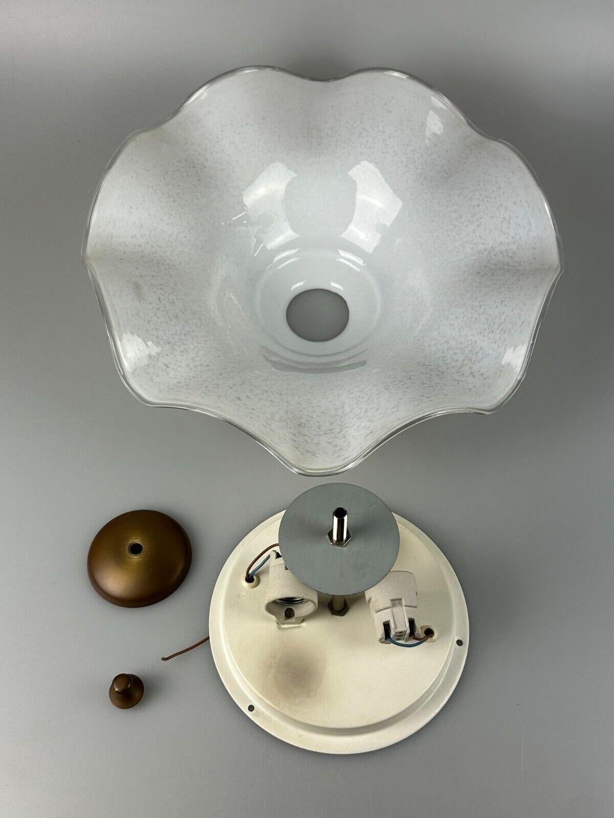 60s 70s Lamp Fixture Ceiling Lamp Flush Mount Doria Glass Space Age For Sale 14