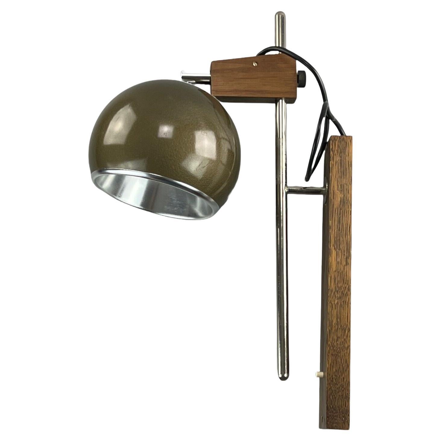 Lampada anni '60-'70 Applique Temde Lighten Teak Space Age Design