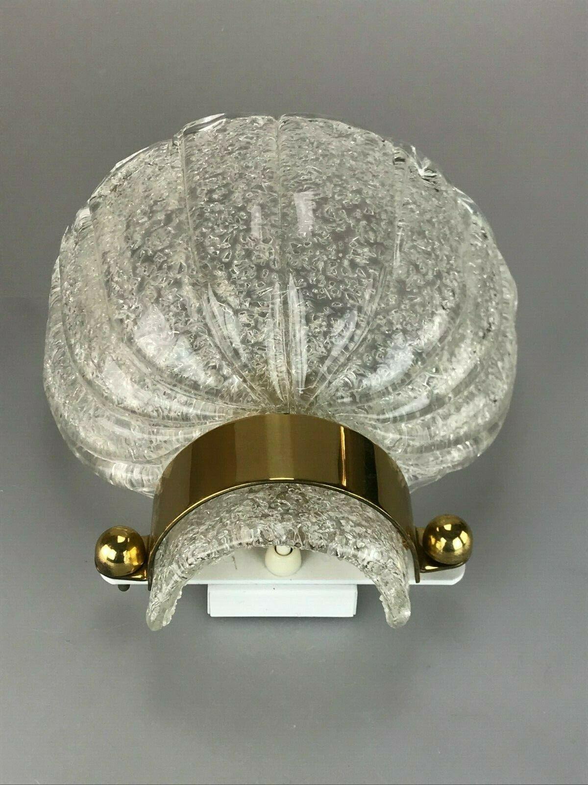 60s 70s Lamp Fixture Wall Sconce Wall Lamp Hillebrand Space Age Design In Good Condition In Neuenkirchen, NI