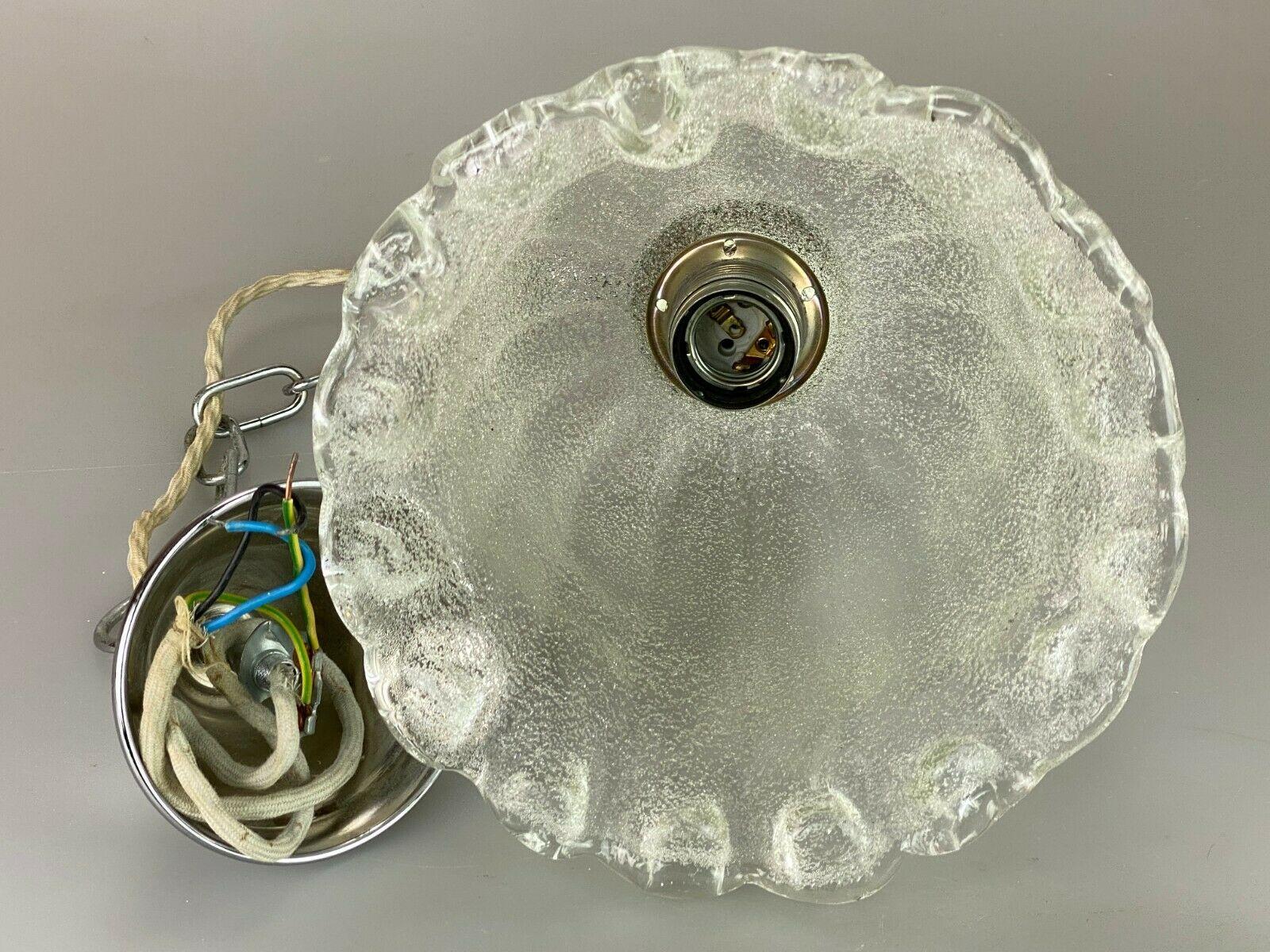60s 70s Lamp Hanging Lamp Ball Lamp Bubble Chrome Glass Space Age Design For Sale 5