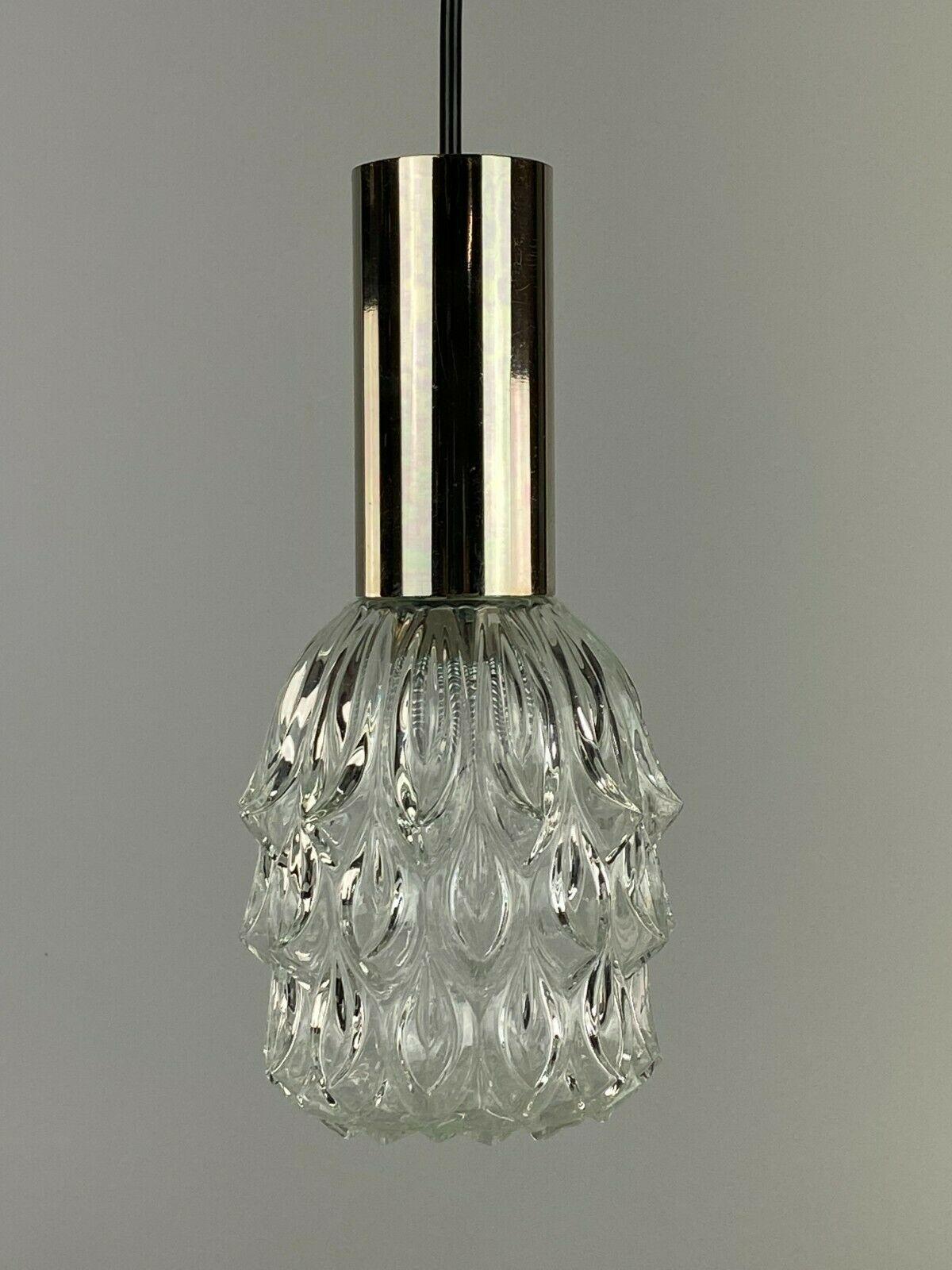 Lampada anni '60-'70 Lampada a sospensione Ball Lamp Bubble Chrome Glass Space Age Design In condizioni buone in vendita a Neuenkirchen, NI