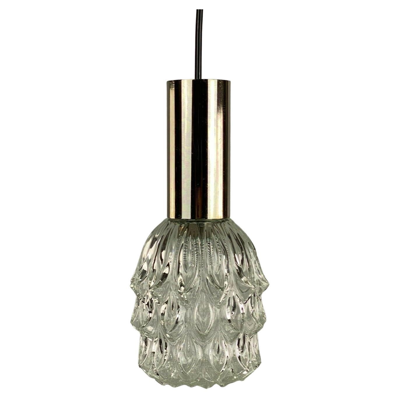 Lampada anni '60-'70 Lampada a sospensione Ball Lamp Bubble Chrome Glass Space Age Design